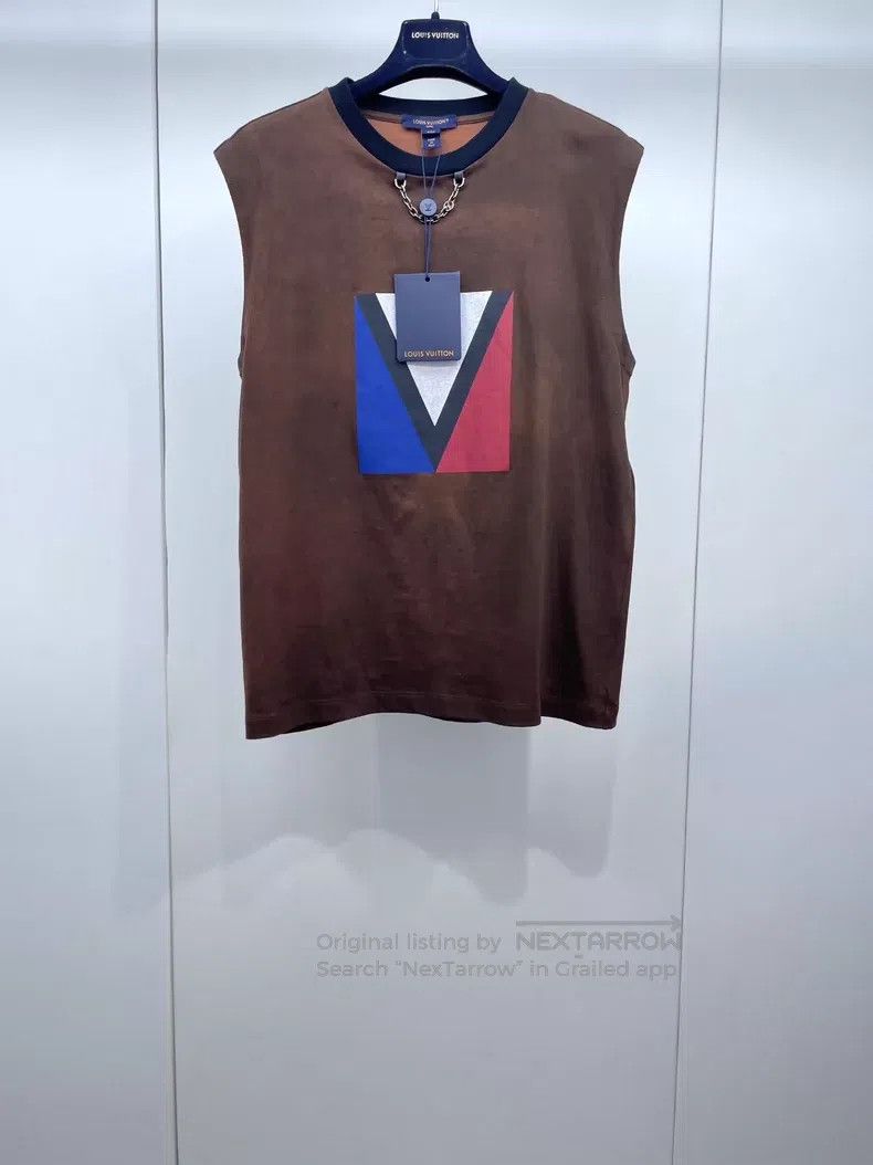 Louis Vuitton Louis Vuitton 24 Chocolate Geometric Chain Vest Size US XXS / EU 40 - 1 Thumbnail