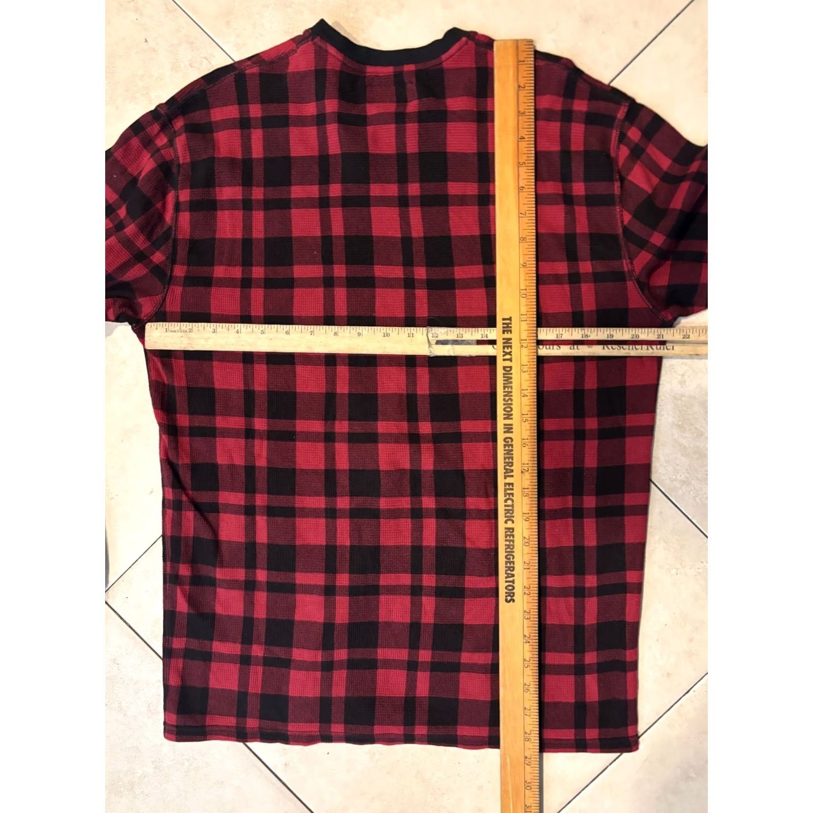 Ralph Lauren Polo Ralph Lauren Thermal Shirt Plaid Red XL Men's Long Sleeve Size US XL / EU 56 / 4 - 6 Thumbnail