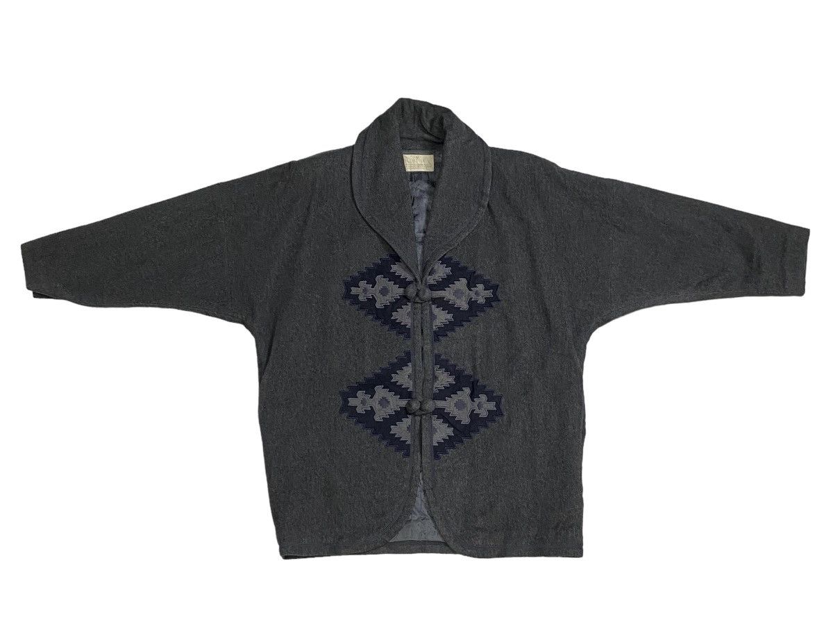Japanese Brand Cordier shawl collar chimayo native navajo wool jacket Size US M / EU 48-50 / 2 - 5 Thumbnail