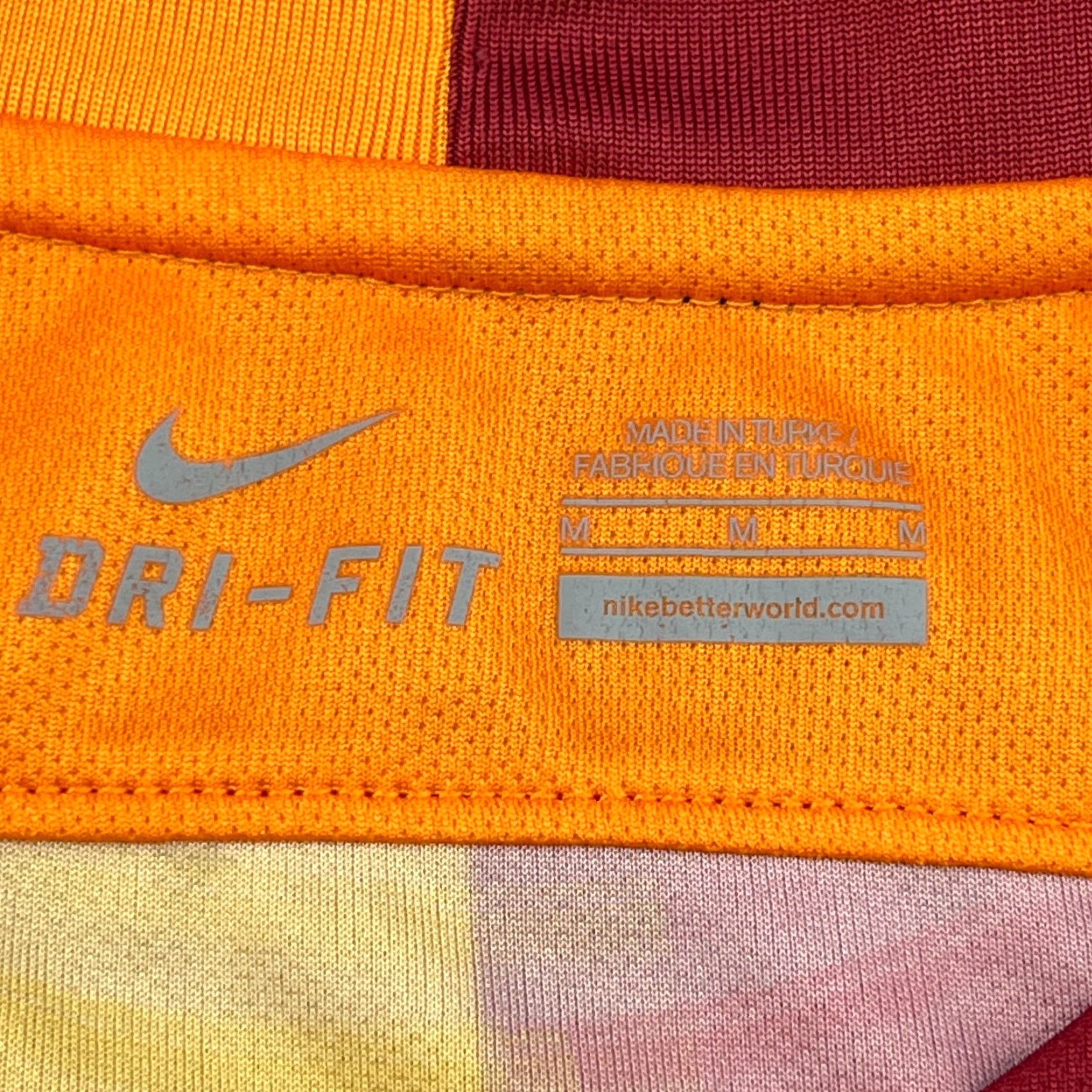 Nike Nike Galatasaray 2015 2016 Home Jersey Shirt Medium M Multicolor Football Wesley Sneijder Ladies? Size US M / EU 48-50 / 2 - 6 Thumbnail