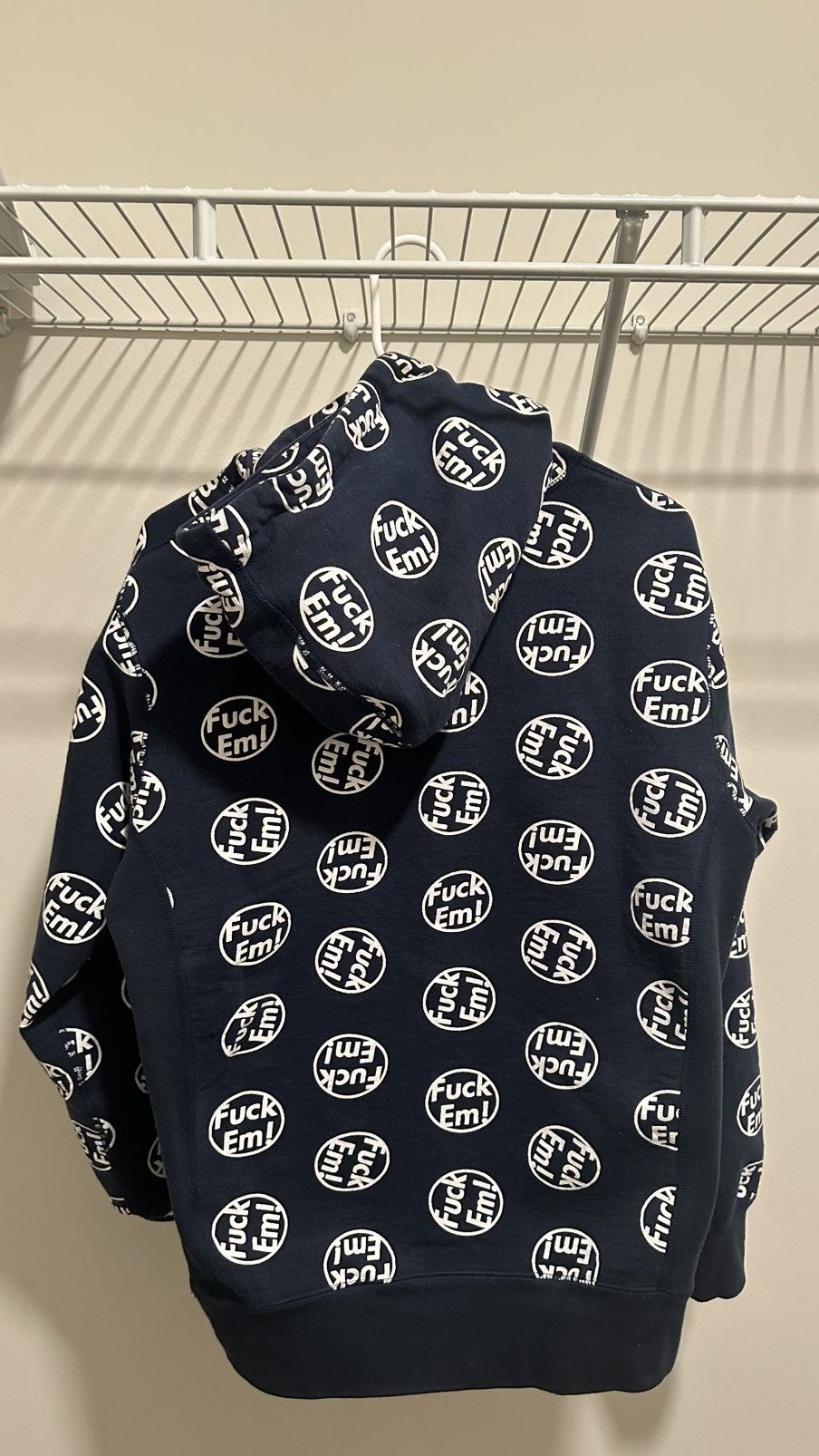 Supreme FW14 Supreme *uck Em! Navy size Medium Size US M / EU 48-50 / 2 - 3 Thumbnail