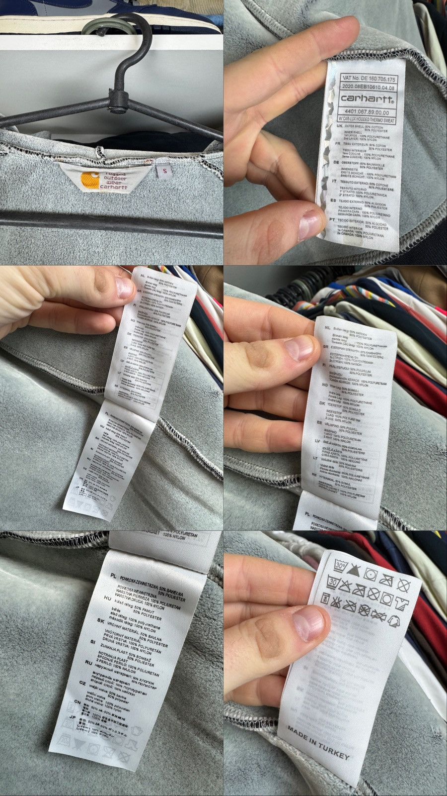 Carhartt Carhartt Womens Car Lux Hooded Thermo Sweat Size S / US 4 / IT 40 - 14 Thumbnail