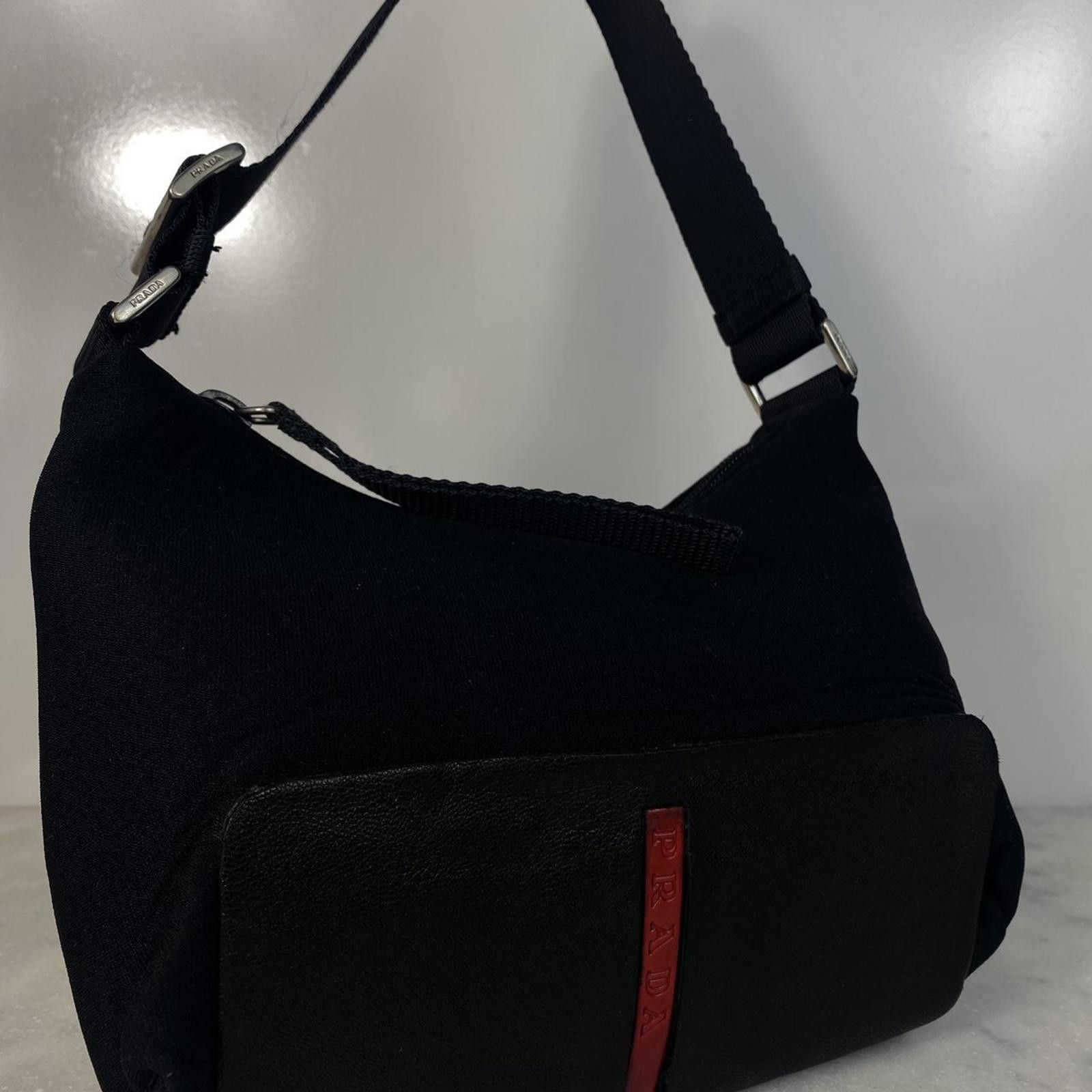 Prada Vintage Prada Red Line / Sport Neoprene Handbag: Size ONE SIZE - 1 Thumbnail