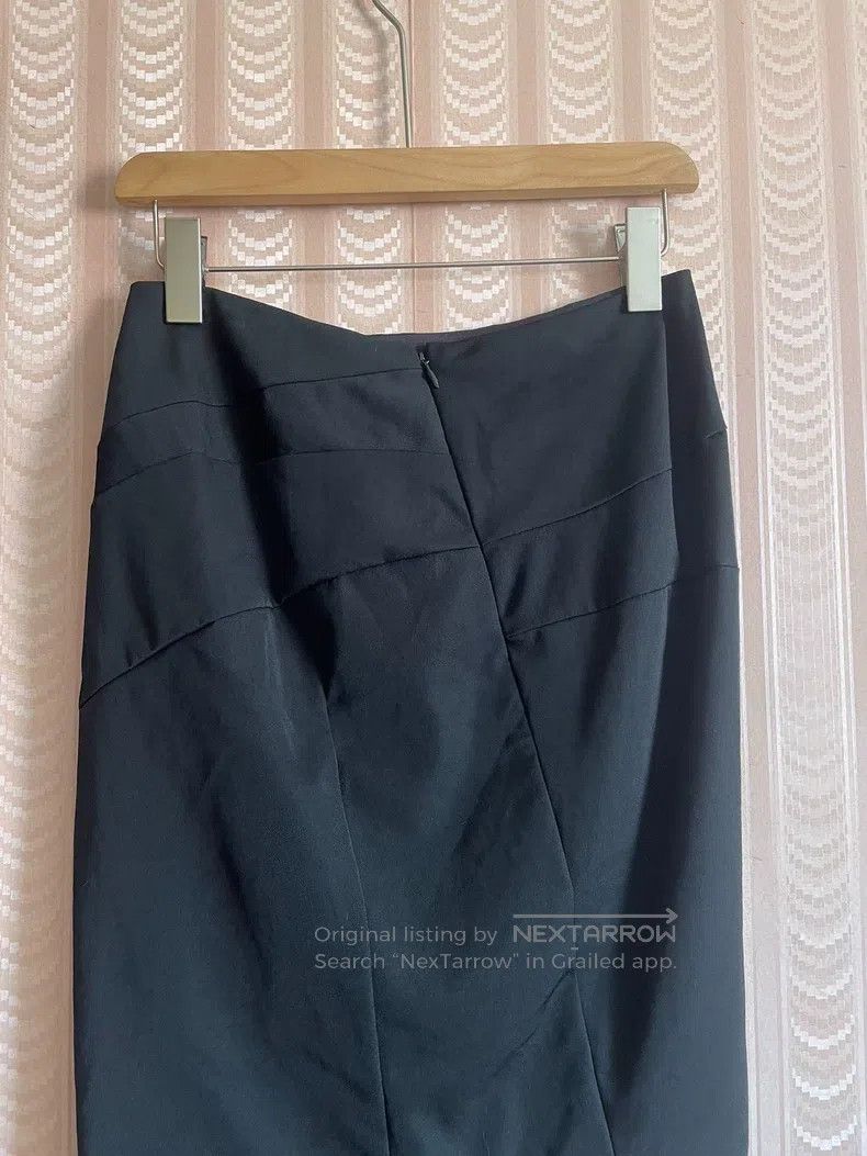 Comme des Garcons Comme Des Garcons size S Black Irregular Bodycon Skirt Mer Size 23" - 6 Thumbnail