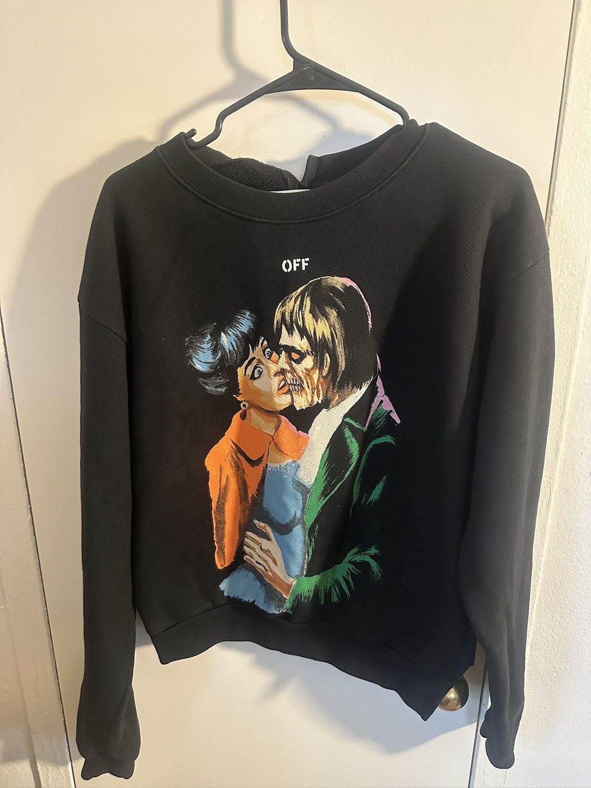 Off-White OFF-WHITE Kiss Crewneck Size US M / EU 48-50 / 2 - 1 Thumbnail
