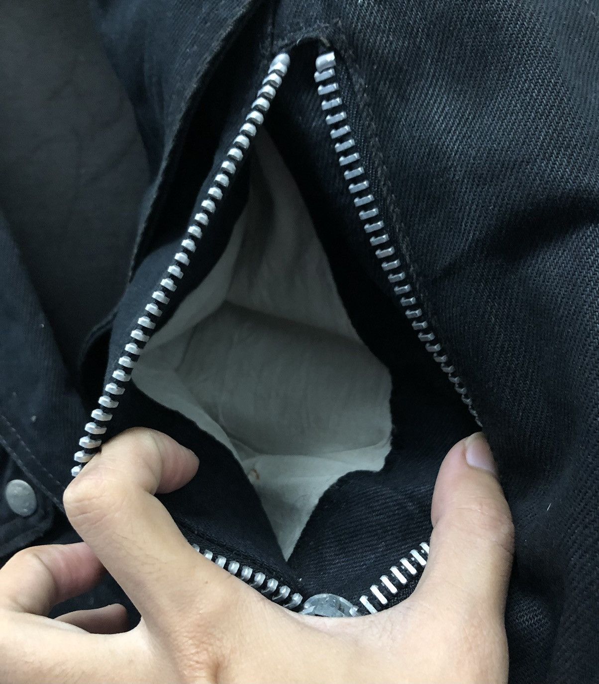 Other Vintage Parasuco Black Denim Moto Jacket - Made in Canada M Size M / US 6-8 / IT 42-44 - 10 Thumbnail