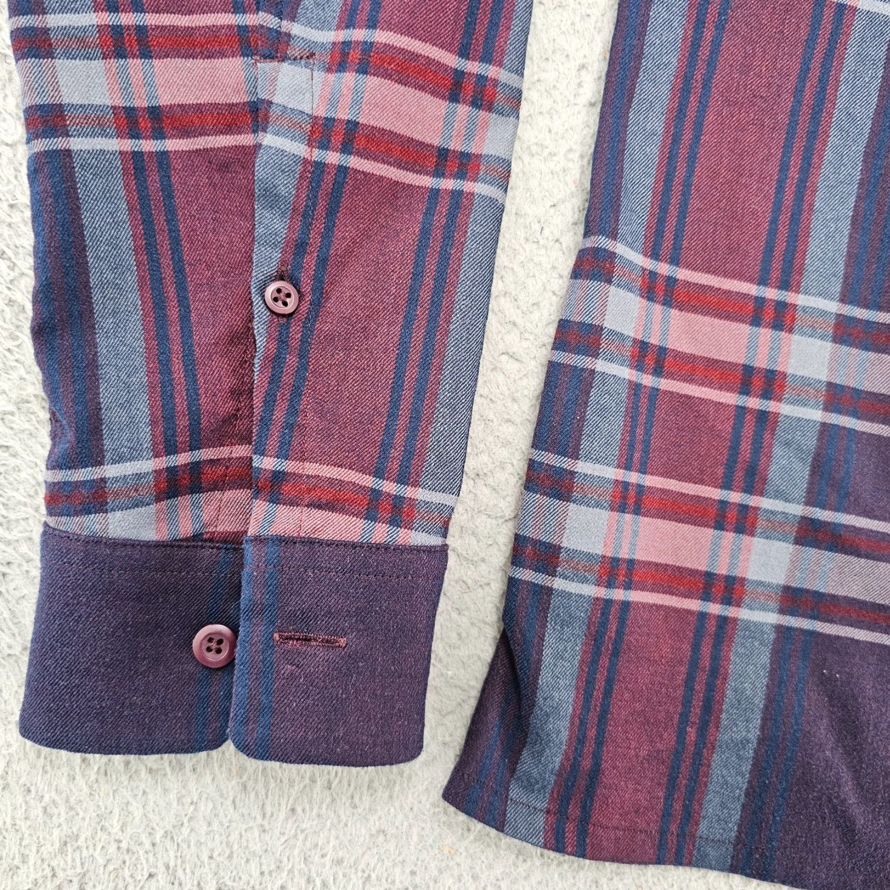 Lululemon Lululemon Shirt Mens Small Red Plaid Knit Cotton Long Sleeve Button Up Size US S / EU 44-46 / 1 - 3 Thumbnail