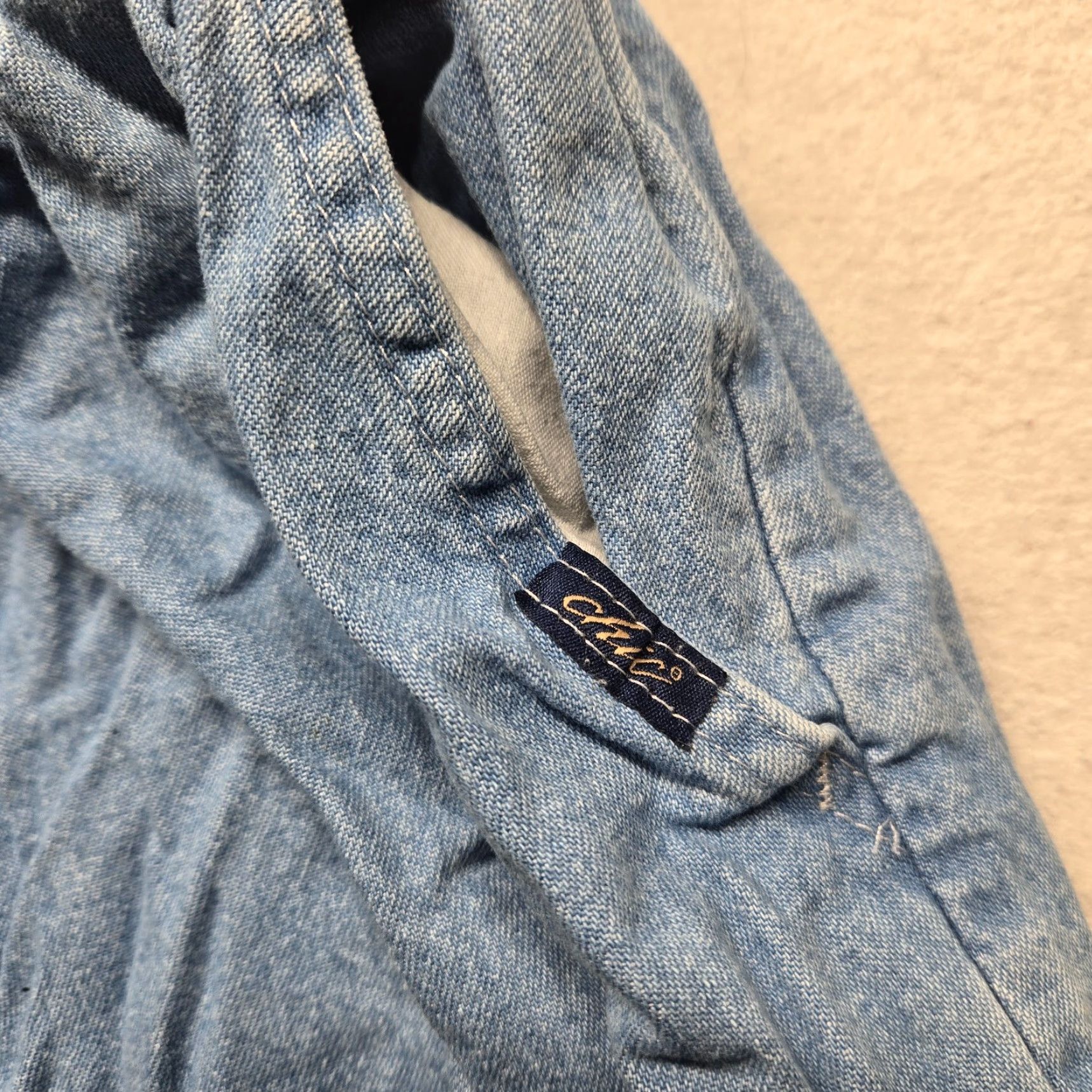Vintage VINTAGE CHIC Blue Jean Denim High Waisted Bermuda Shorts Women's Size 26W Size 26" / US 2 / IT 38 - 3 Thumbnail