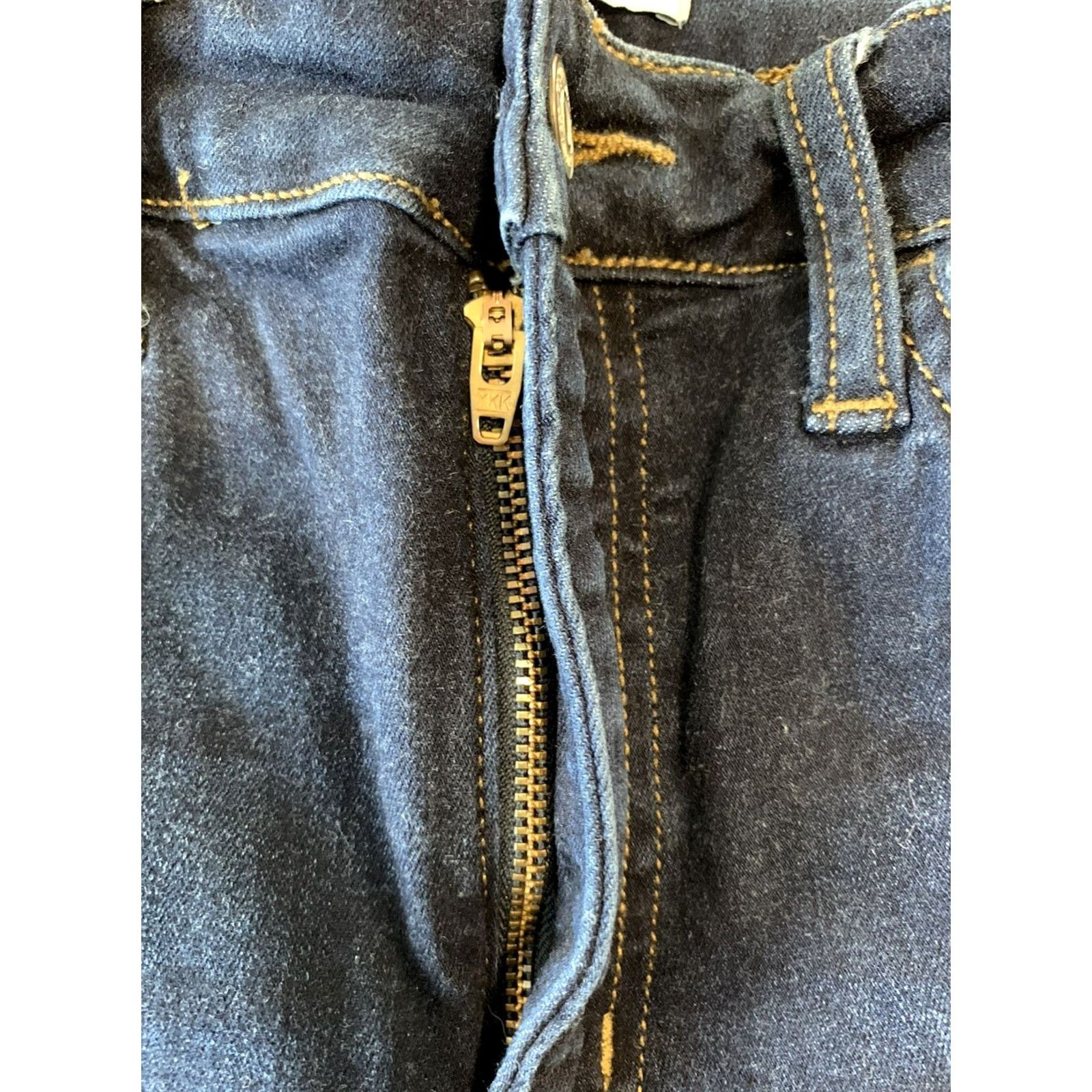 Vintage Flying Monkey Jeans Womens 28 Blue Skinny Cotton Stretch Pockets Dark Wash Women Denim Jeans Swing USA Logo Size 28" / US 6 / IT 42 - 5 Thumbnail