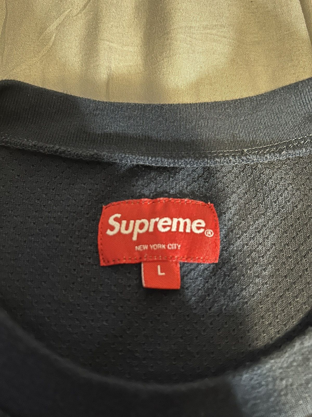 Supreme Supreme SS18 Mesh Arc Logo Tee Size US L / EU 52-54 / 3 - 3 Thumbnail