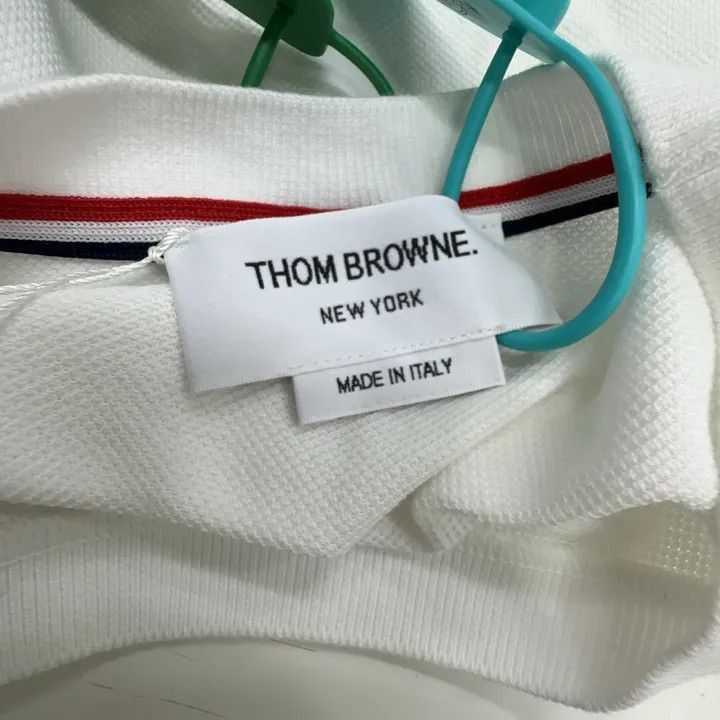 Thom Browne Thom Browne White Crew Neck T-Shirt -2507 Size US S / EU 44-46 / 1 - 2 Thumbnail
