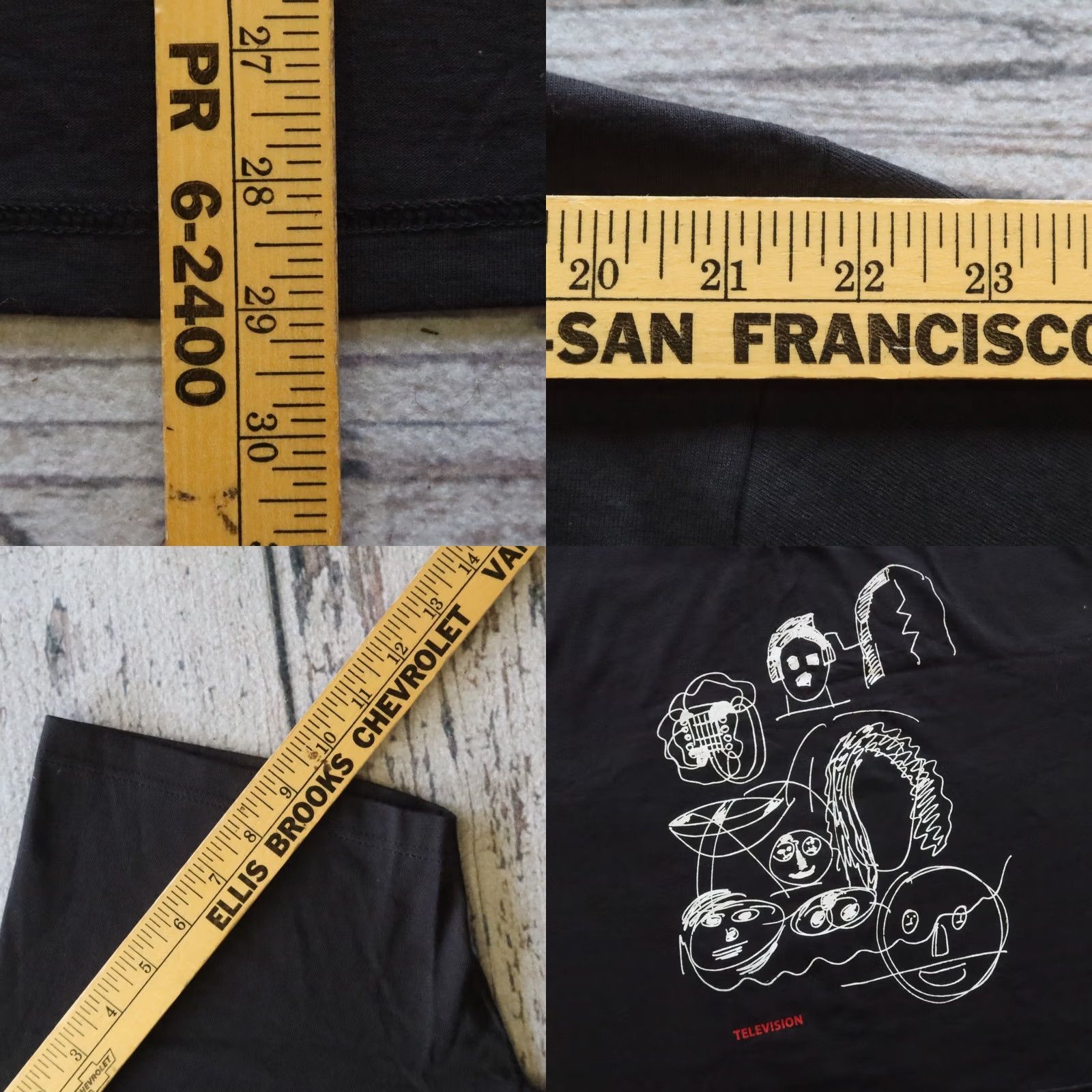 Vintage VINTAGE Television Band Tshirt Mens L Black Size US L / EU 52-54 / 3 - 8 Thumbnail