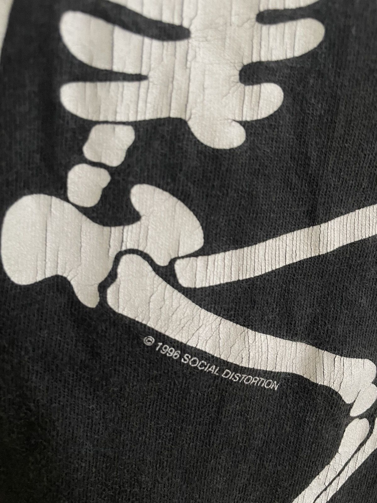 Band Tees Vintage 90s Social Distortion punk band Joey Ramones style Size US L / EU 52-54 / 3 - 5 Thumbnail
