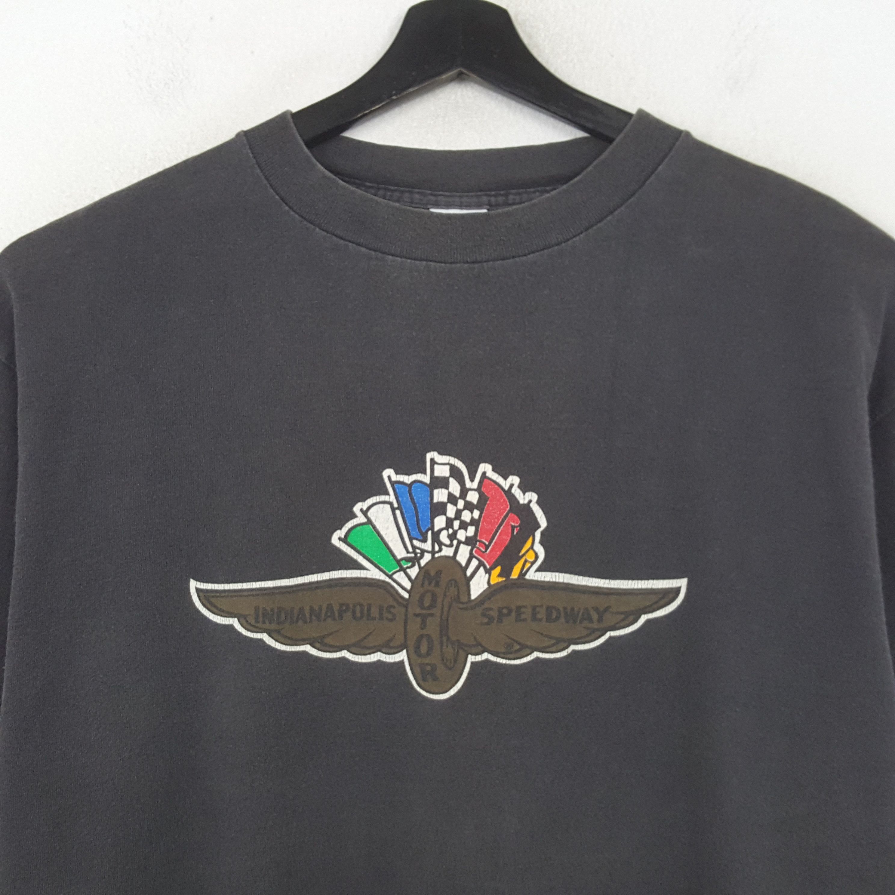 Logo 7 Indianapolis Motor Speedway Vintage Tshirt RR6 Size US XL / EU 56 / 4 - 2 Thumbnail