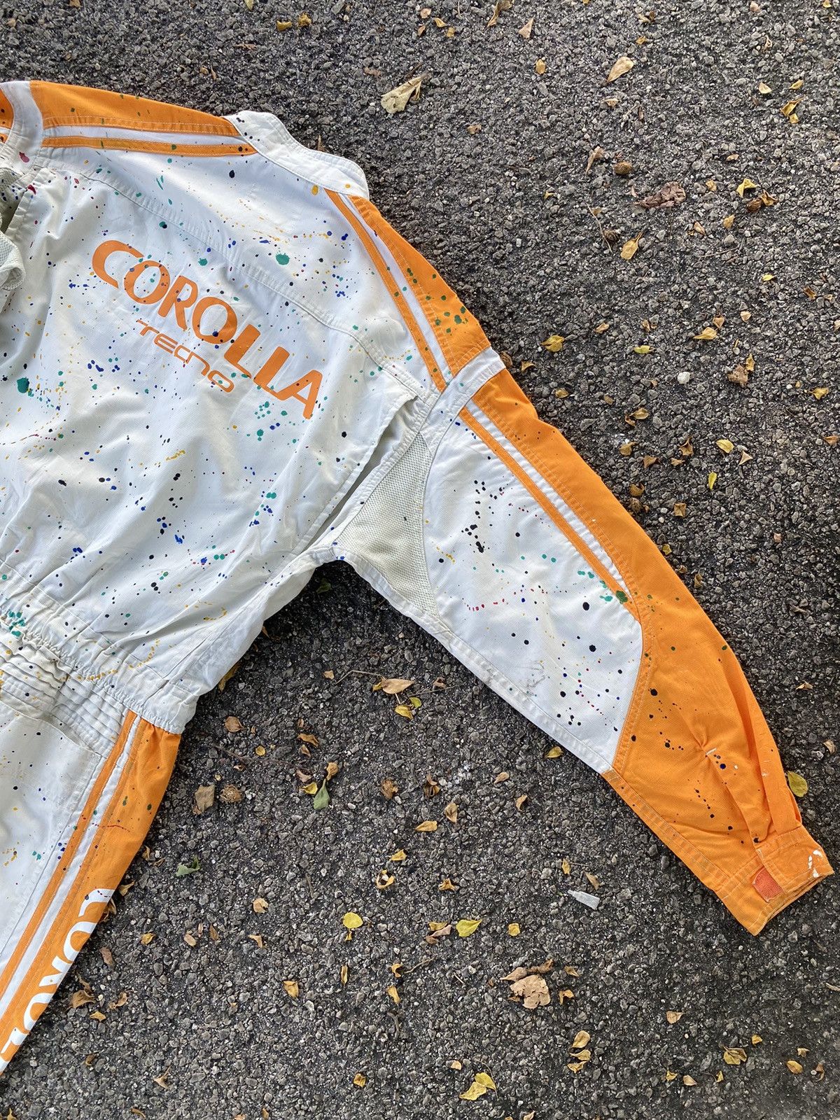 Vintage 🔥 Distressed 🔥 Vintage Toyota Corolla Tecno Jumpsuit Size US 36 / EU 52 - 13 Thumbnail