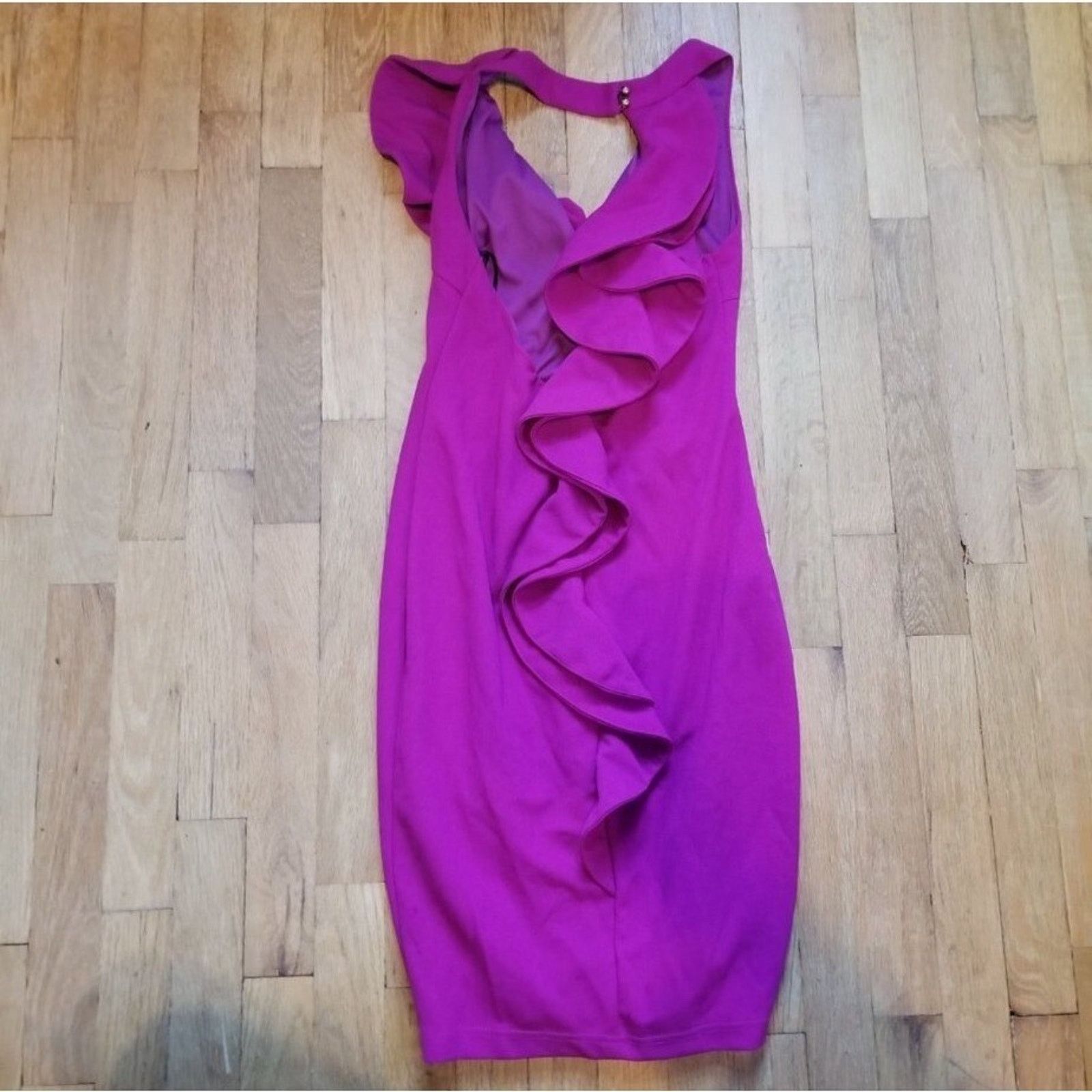 Lulus Lulus Arietta Date Night Dress, Size S, Magenta Size S / US 4 / IT 40 - 4 Thumbnail
