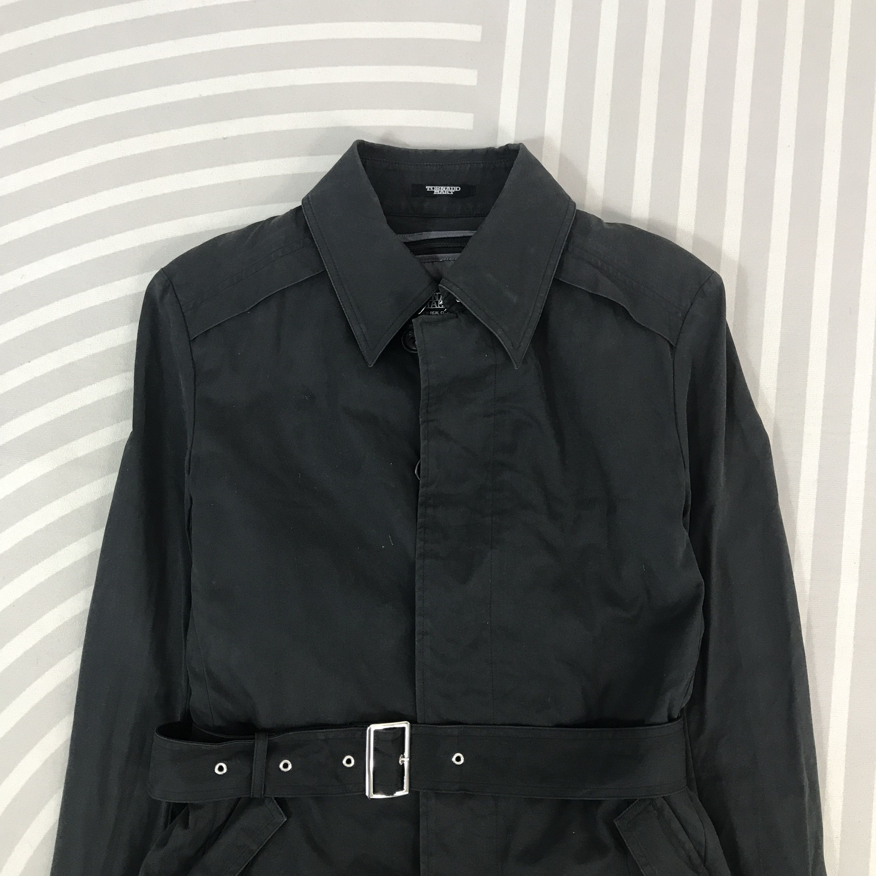 Tornado Mart Vintage Tornado Mart Japan Parkas Black Faded Jacket K62B10 Size L / US 10 / IT 46 - 2 Thumbnail