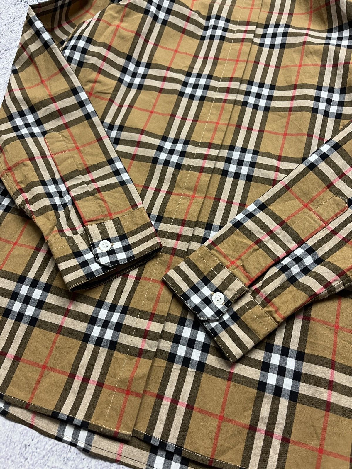 Burberry Burberry London England Nova Check Full Pattern Shirt Luxury Size S / US 4 / IT 40 - 3 Thumbnail
