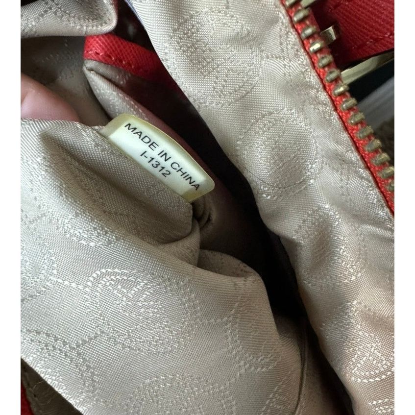 Vintage Michael Kors Large Charlotte Tote- Red Size ONE SIZE - 6 Thumbnail