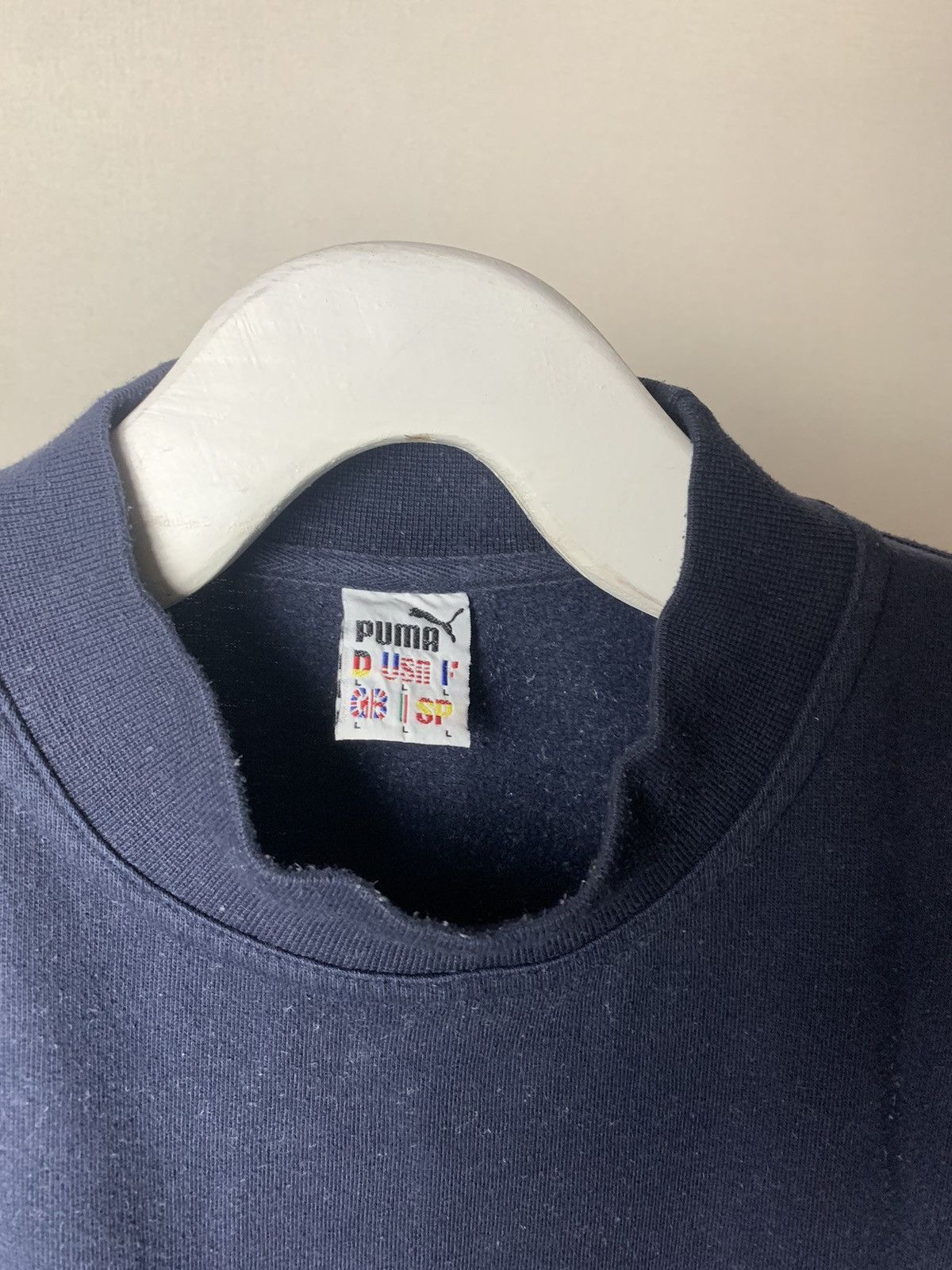 Vintage Puma Y2K Faded Wash Baggy Sweatshirt ysl nike armani Size US L / EU 52-54 / 3 - 3 Thumbnail
