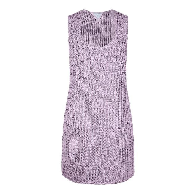 Bottega Veneta Scoop Neck Mini Slip Dress in Purple - khanepe.catering