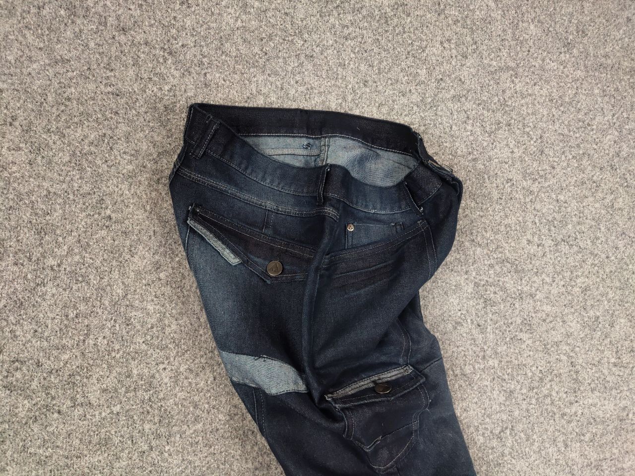 If Six Was Nine Vintage Airwalk skateboard Blue Faded Denim Jeans Y2K Style Size US 34 / EU 50 - 11 Thumbnail