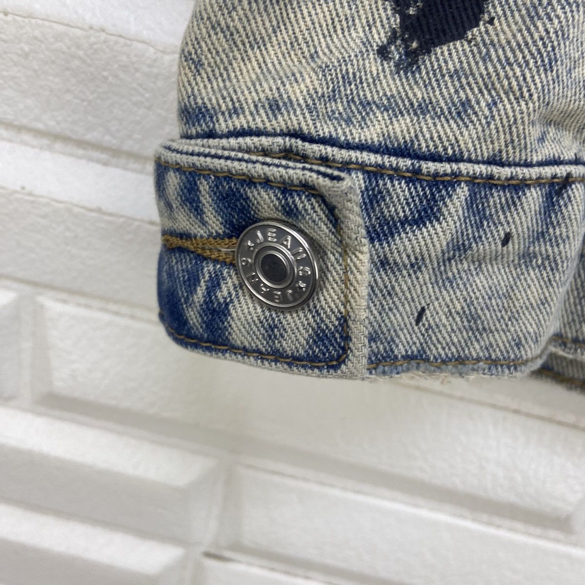 Japanese Brand Japanese Brand Distressed Denim Paint Splatter Denim Jacket Size US M / EU 48-50 / 2 - 20 Thumbnail