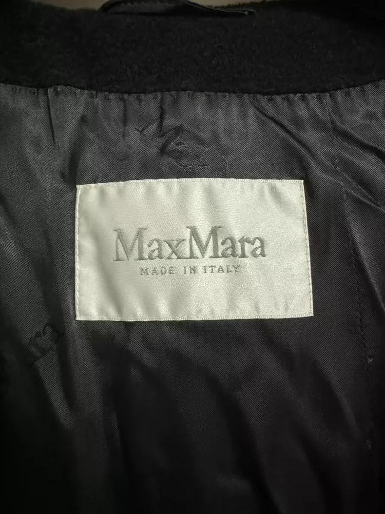 Max Mara Max Mara Black hooded belt cashmere coat jacket Size M / US 6-8 / IT 42-44 - 3 Thumbnail
