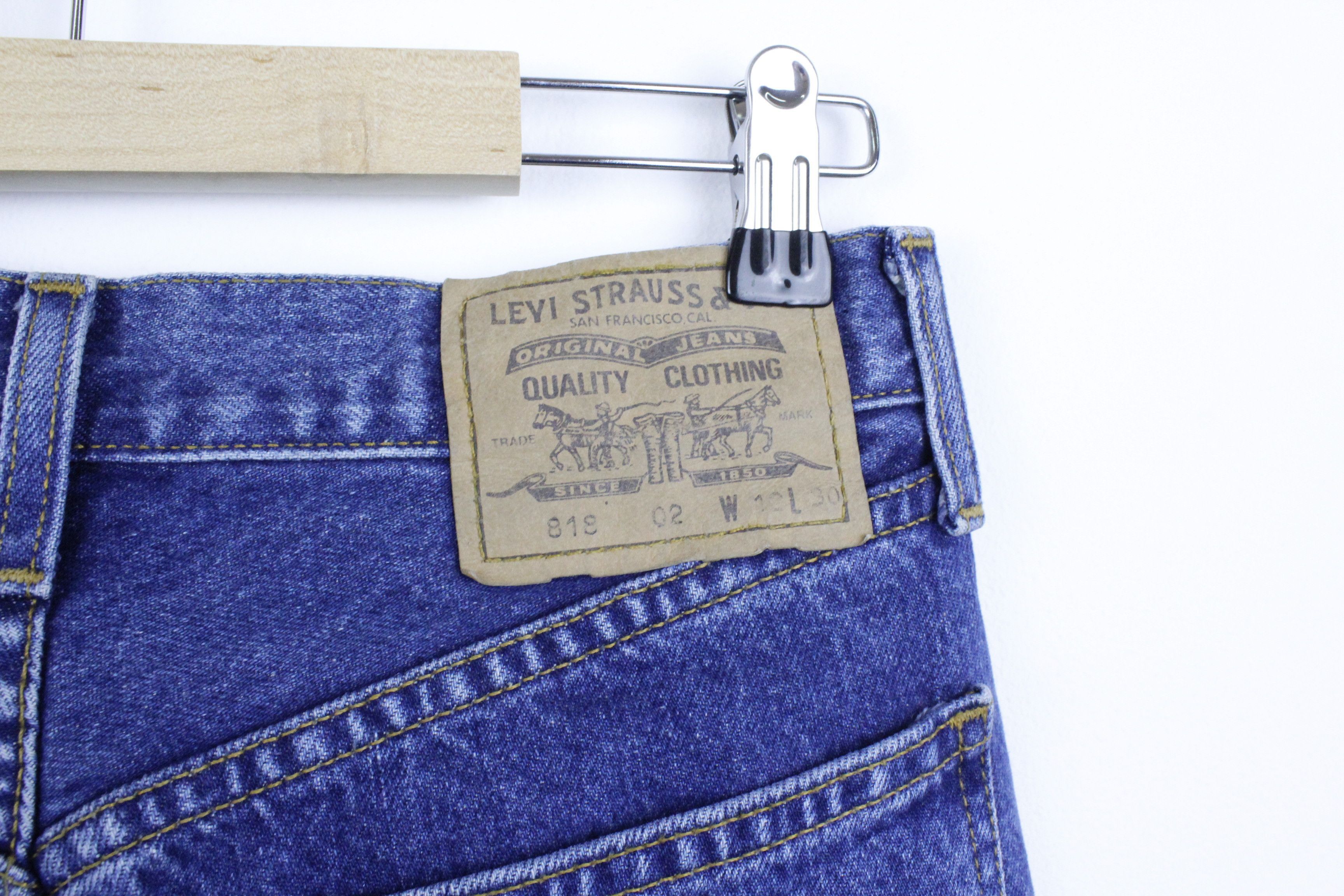Levi's × Levi's Vintage Clothing × Vintage Vintage Levis 818 Orange Tag Logo Blue Jeans Denim Pants Size 34" / US 12 / IT 48 - 7 Thumbnail