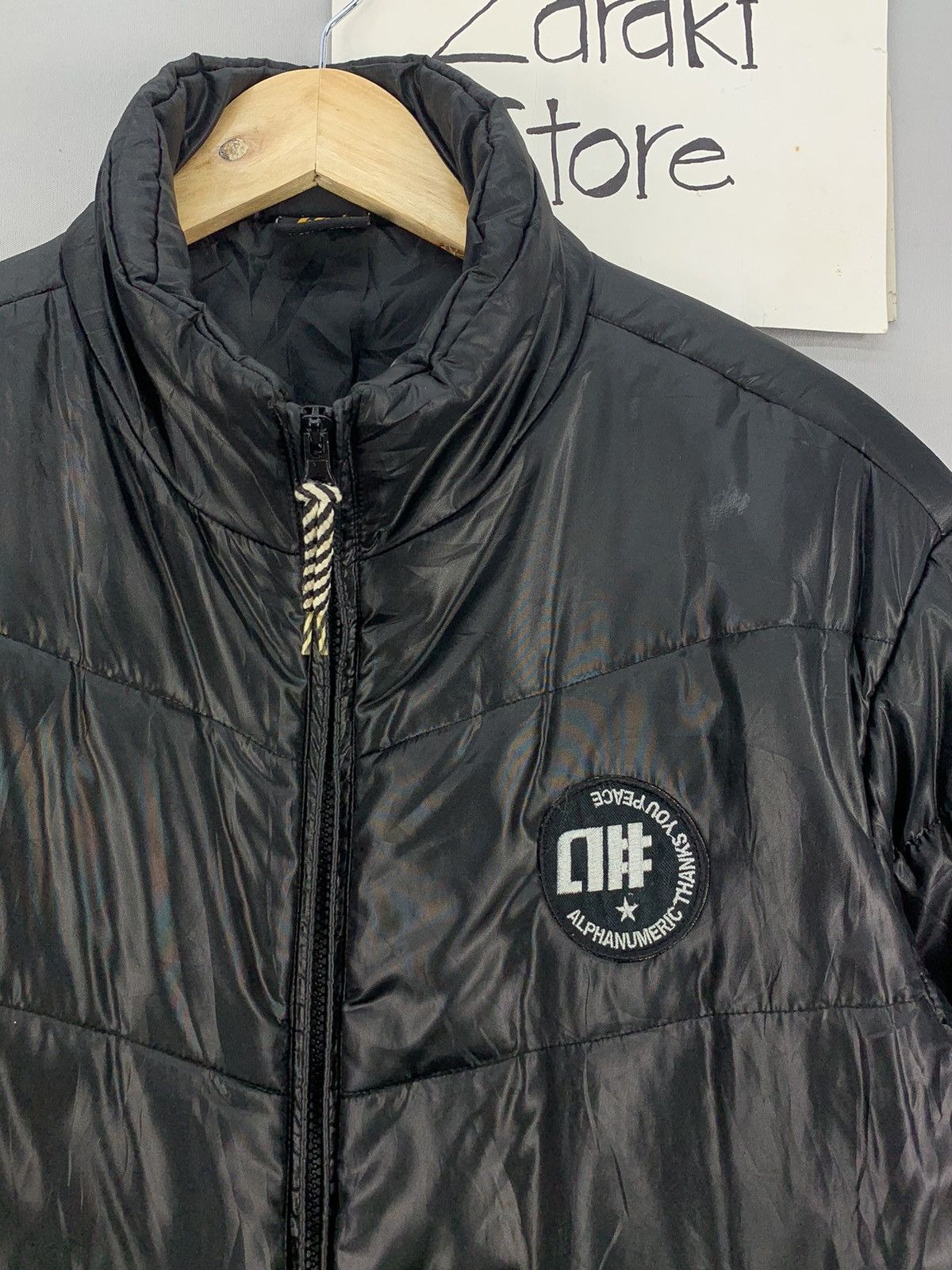 Japanese Brand Vintage Japanese Alpha Numeric Puffer Jacket Size US XL / EU 56 / 4 - 4 Thumbnail