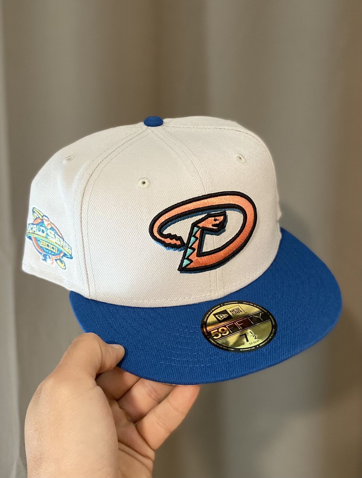 image of Hat Club Arizona Diamondbacks 7 1/2 Ocean Drive New Era in Blue, Men's