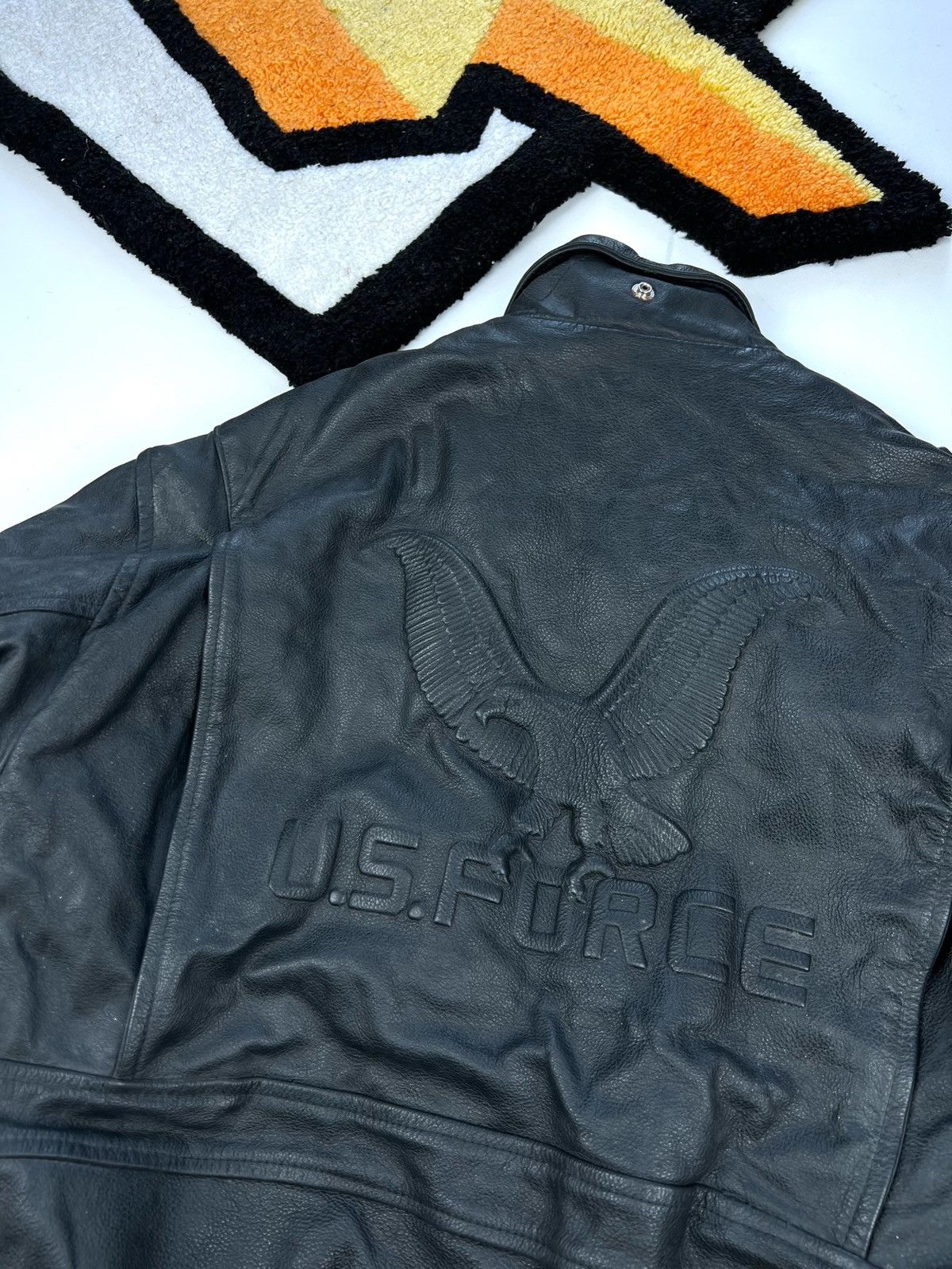 Vintage Vintage aviation A2 Leather Jacket moto schott nyc style Size US M / EU 48-50 / 2 - 15 Thumbnail