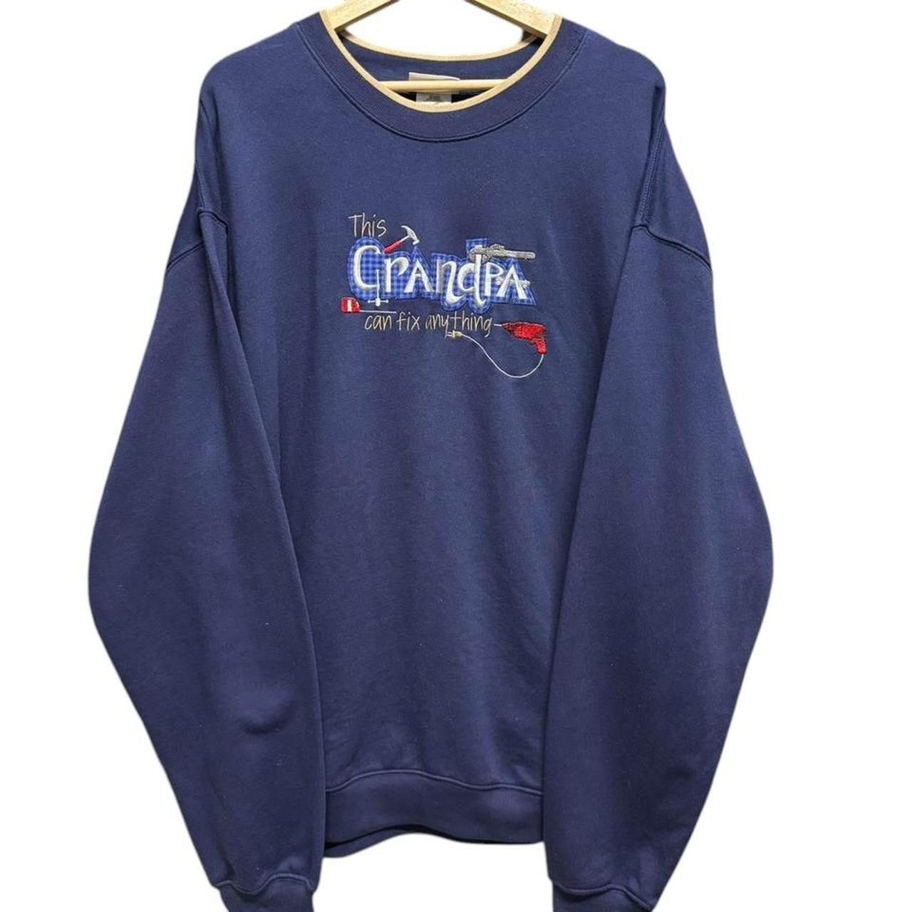 Vintage Vintage Grandpa sweatshirt size: 2XL Size US XXL / EU 58 / 5 - 1 Thumbnail