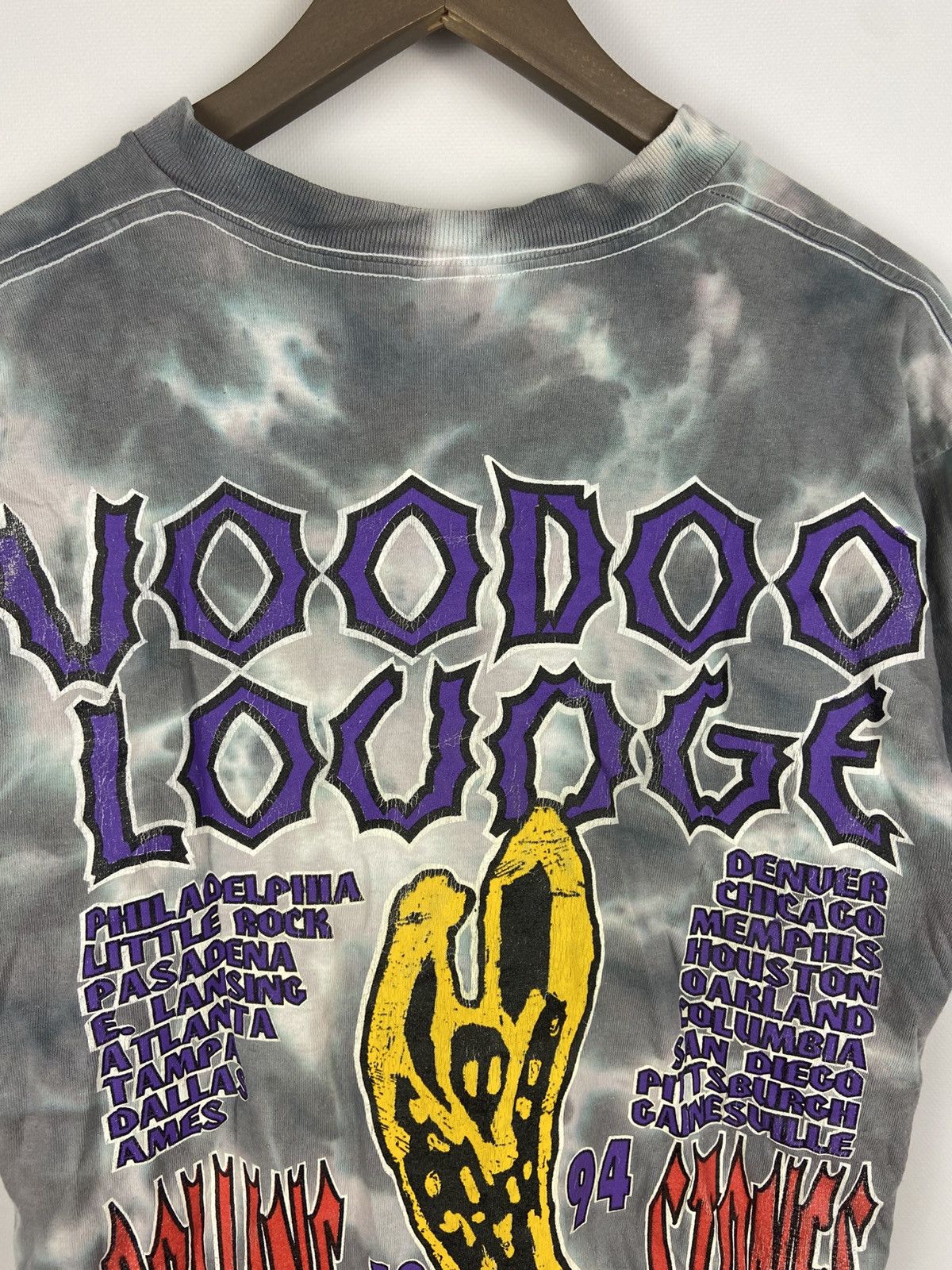 Band Tees × The Rolling Stones × Vintage Vintage The Rolling Stones Voodoo Lounge USA Tour 1994 Shirt Size US L / EU 52-54 / 3 - 11 Thumbnail