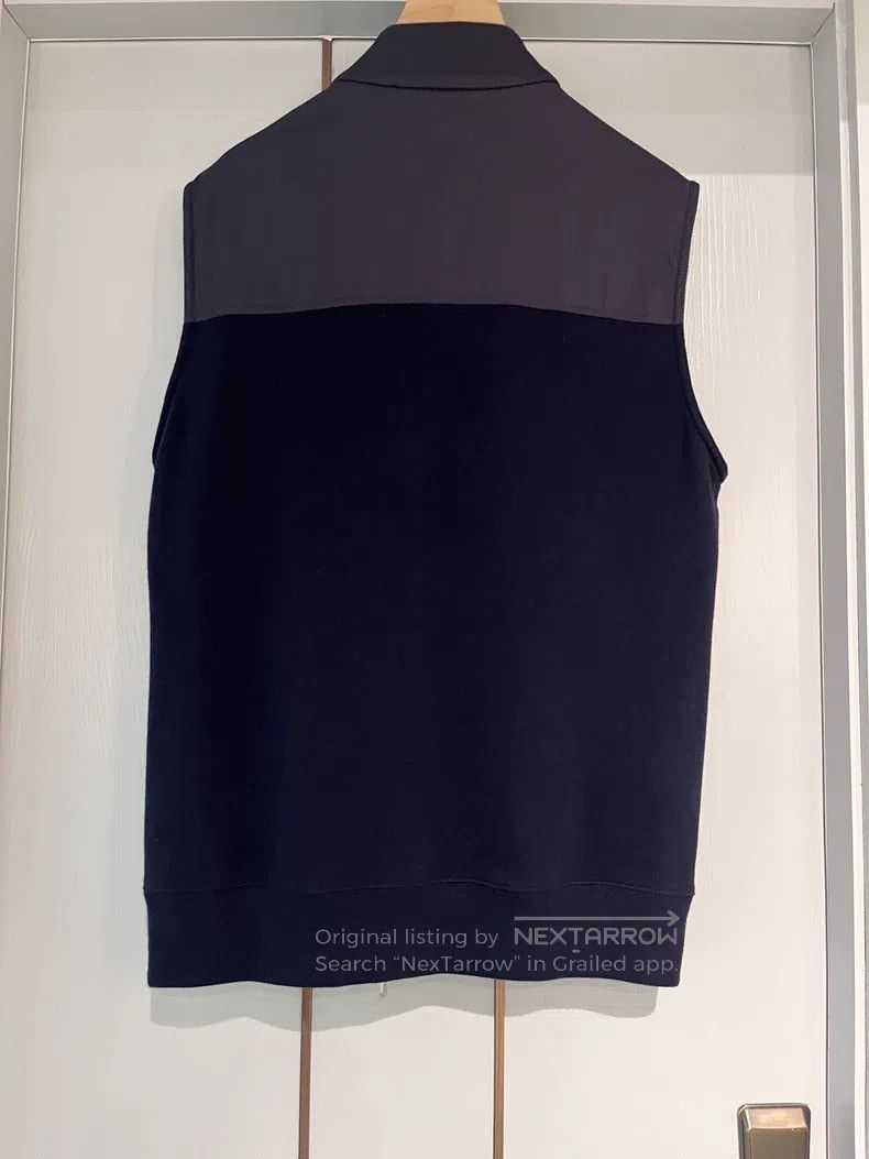 Brunello Cucinelli Brunello Cucinelli Navy Blue Vest with Zipper Design Size US S / EU 44-46 / 1 - 2 Thumbnail