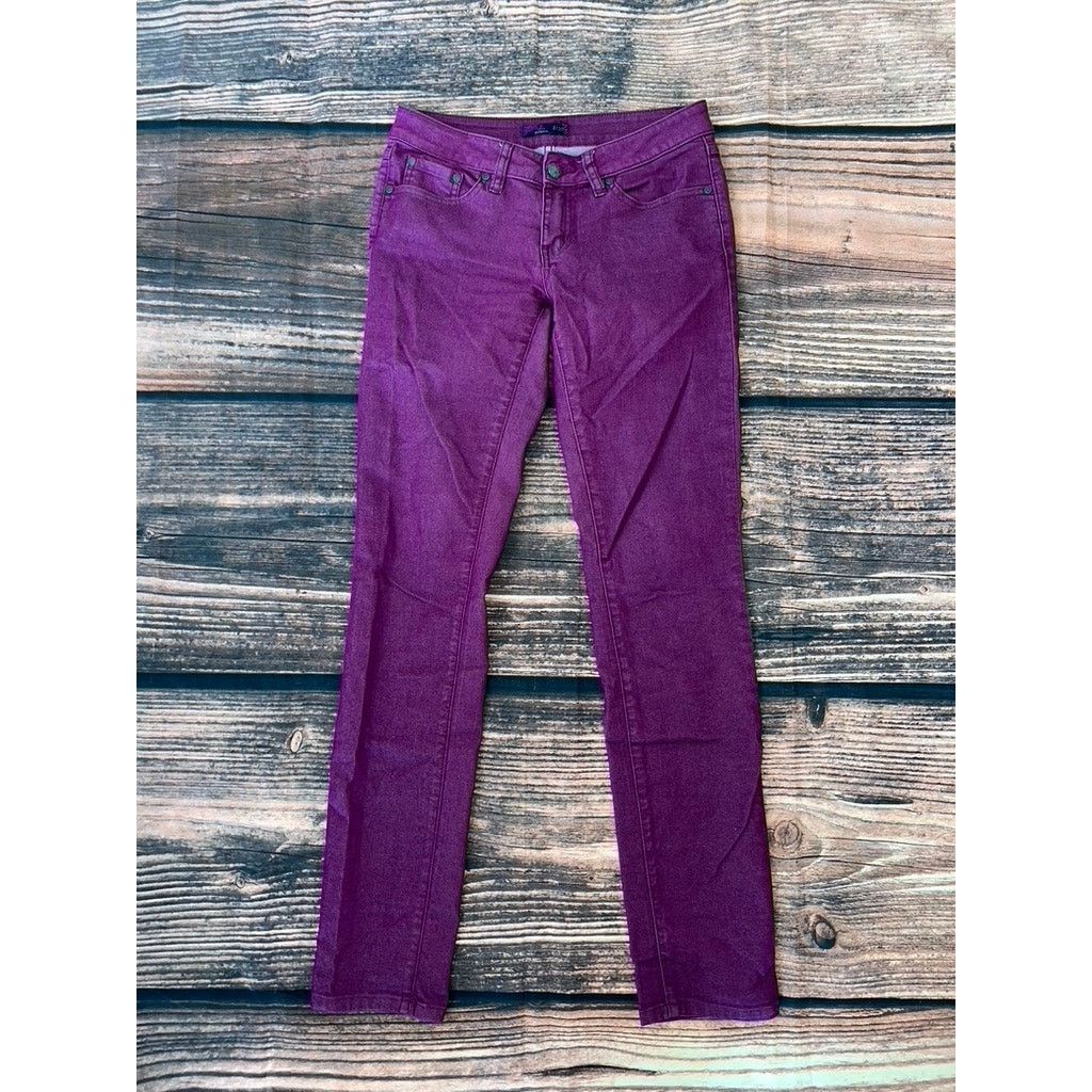 Prana PrAna Women's Purple Skinny Jeans Size 2 Mid-Rise Size 26" / US 2 / IT 38 - 1 Thumbnail