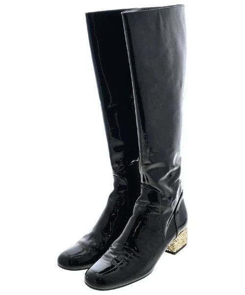 Saint Laurent Paris Saint Laurent Paris FW14 babies patent knee high boots Size US 6 / IT 36 - 1 Thumbnail