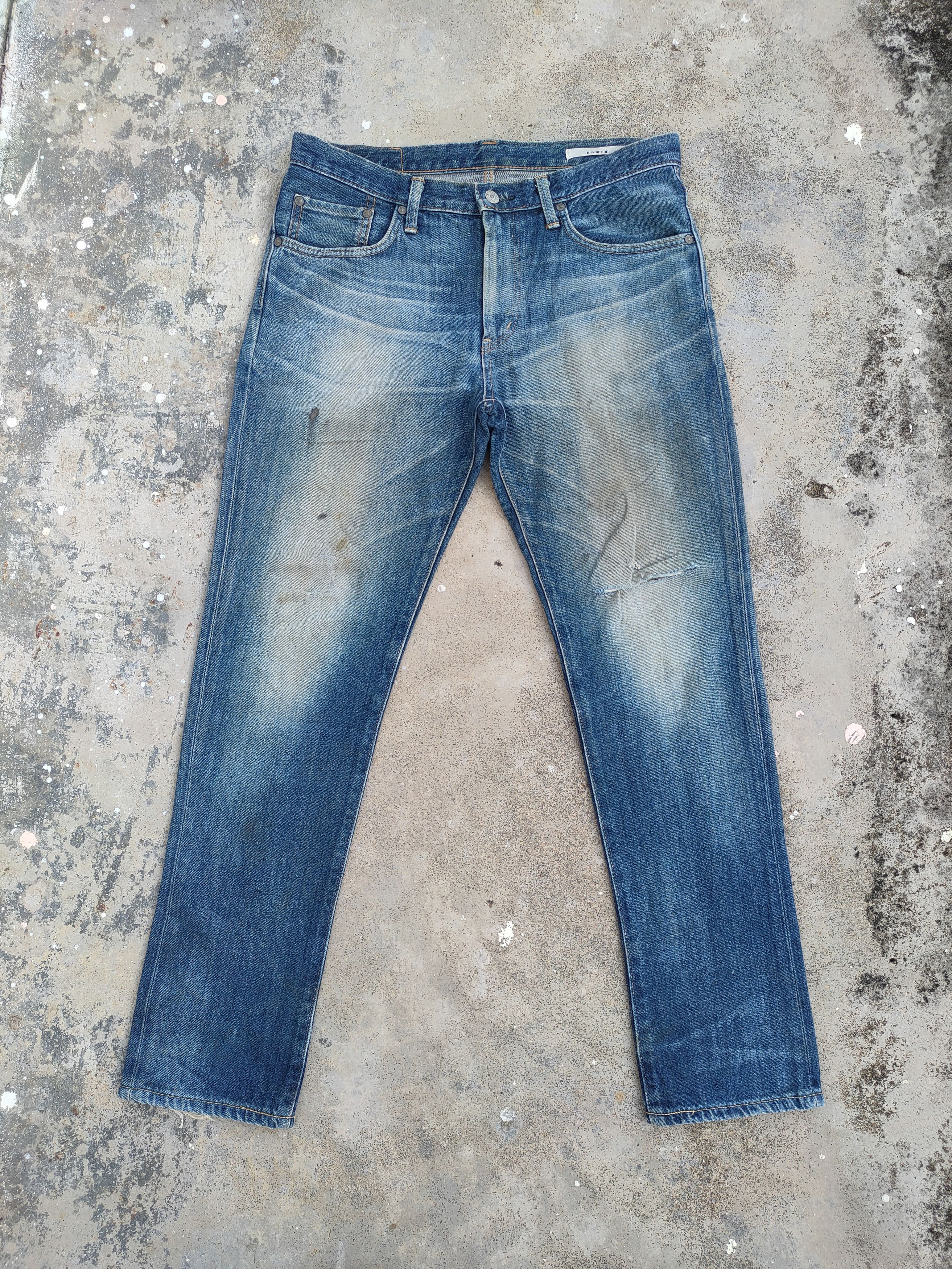 Edwin Vintage Edwin faded distressed jeans denim pants Size US 34 / EU 50 - 2 Thumbnail