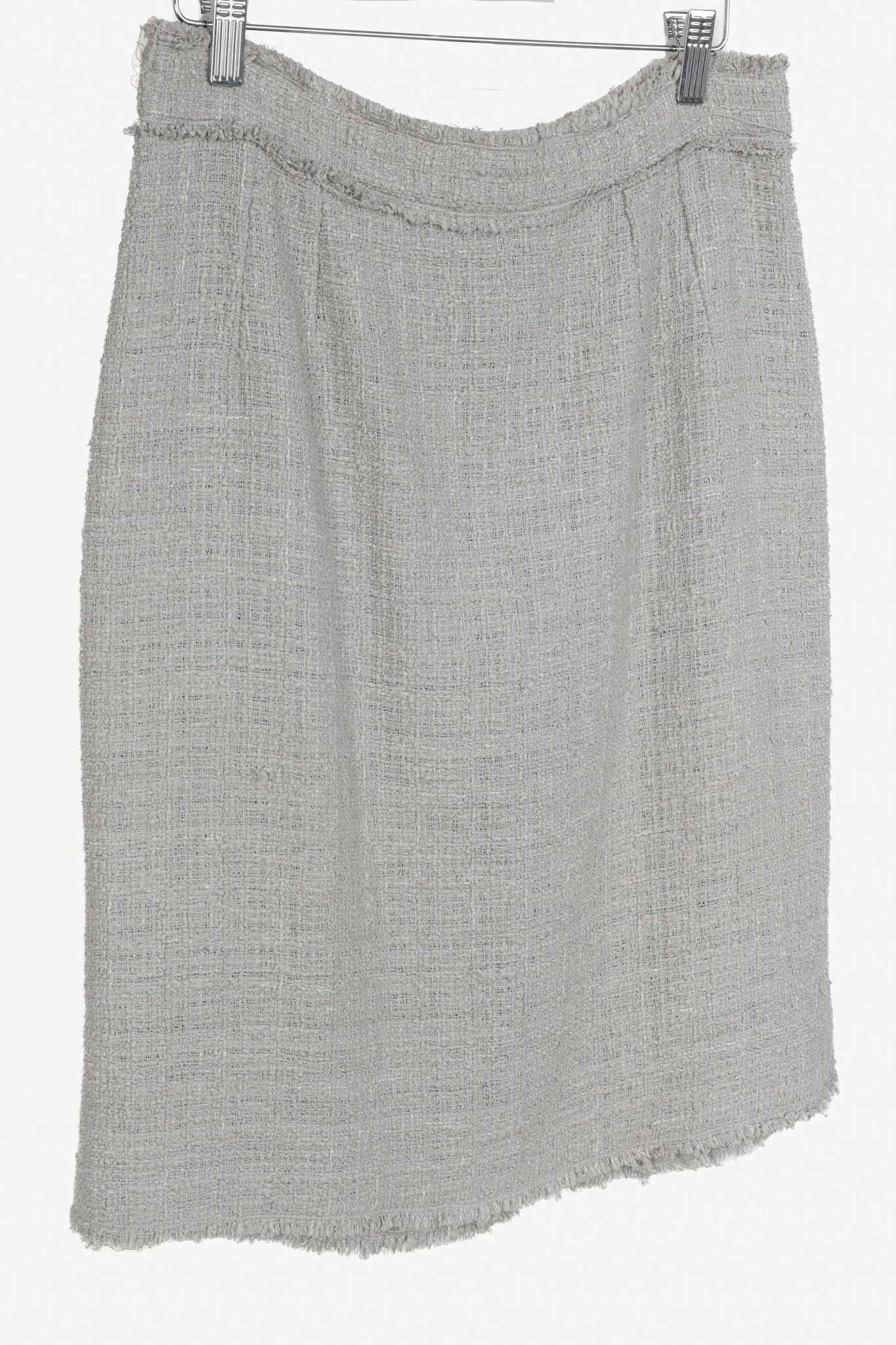 Dolce & Gabbana Dolce and Gabbana Grey Tweed Pencil Skirt Size 30" / US 8 / IT 44 - 3 Thumbnail