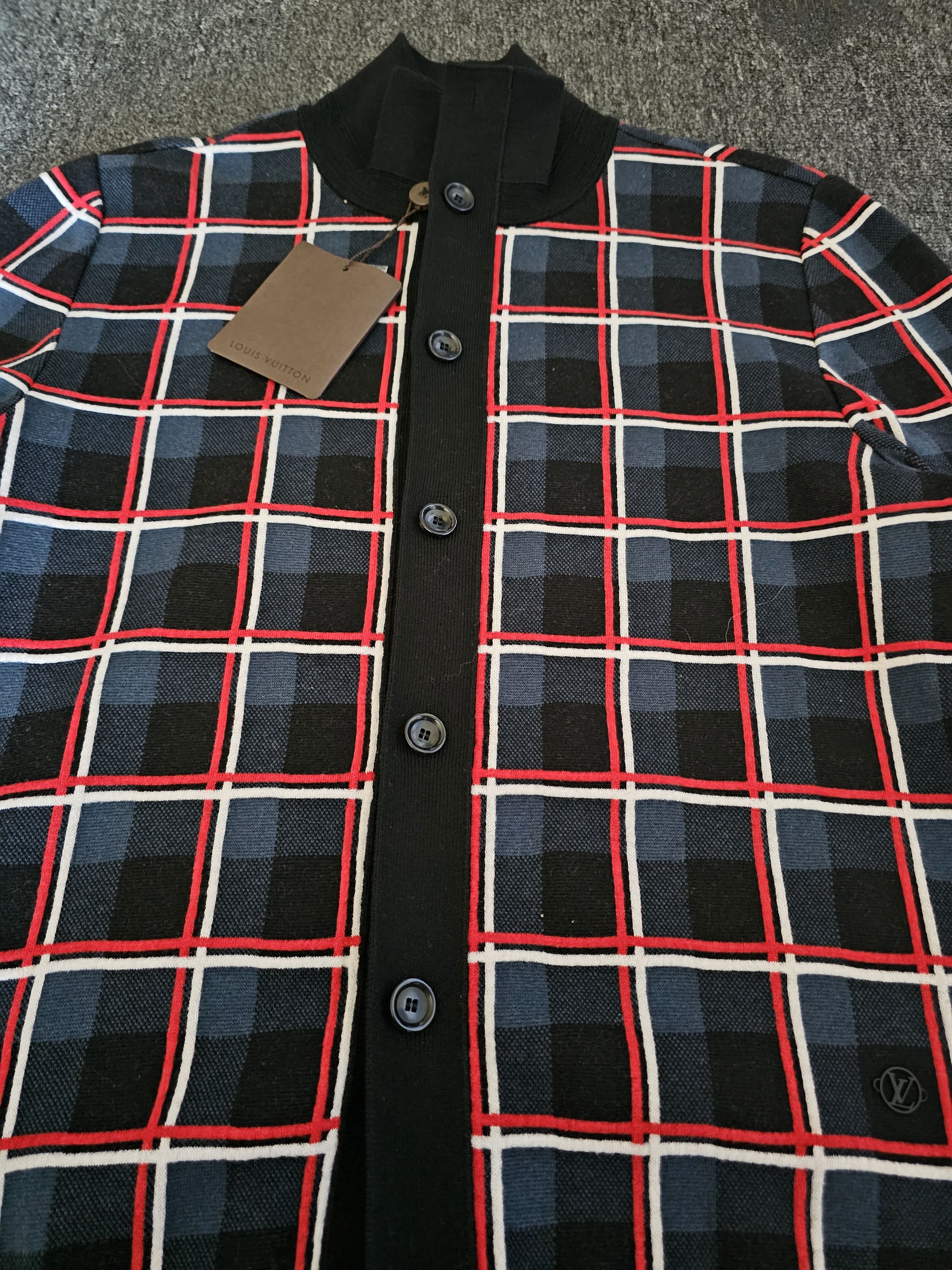 Louis Vuitton Louis Vuitton Men's Wool Cardigan Jacket Size M Size US M / EU 48-50 / 2 - 3 Thumbnail