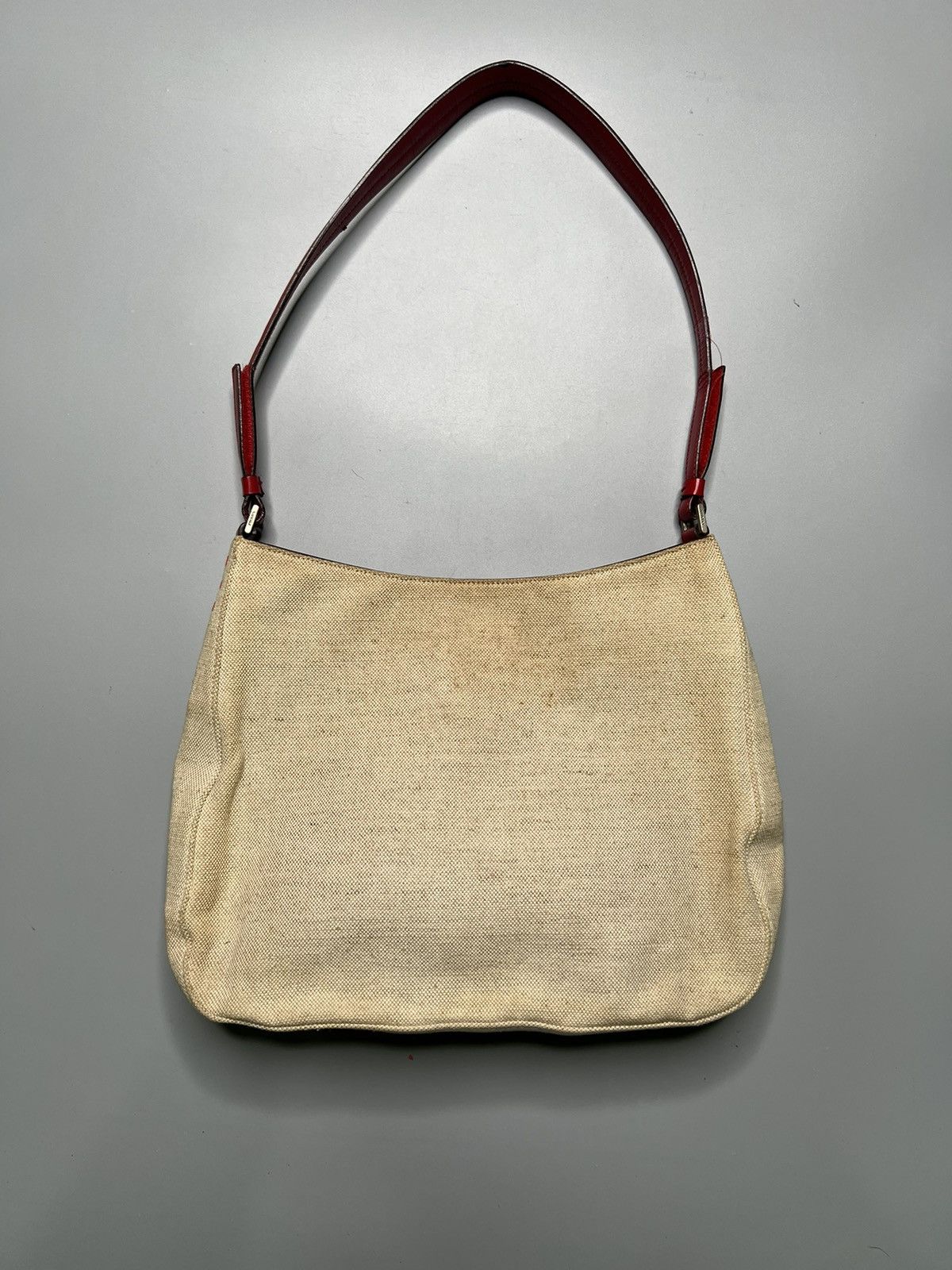 バッグ PRADA ARCHIVE CANVAS LEATHER HAND BAG Prada Archive prada Canvas Hand bag | Grailed
