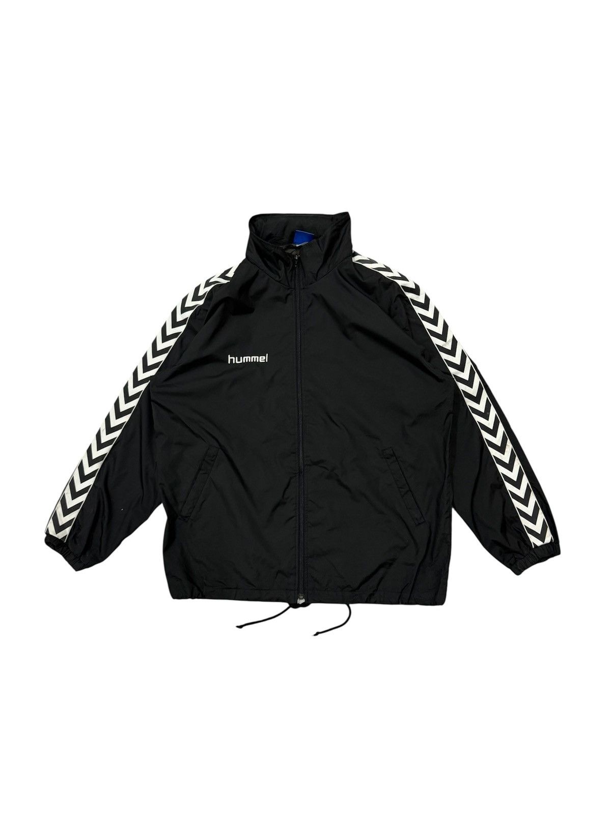 Hummel Vintage 90s Hummel Sidetape Windbreaker Jacket Size US XL / EU 56 / 4 - 1 Thumbnail