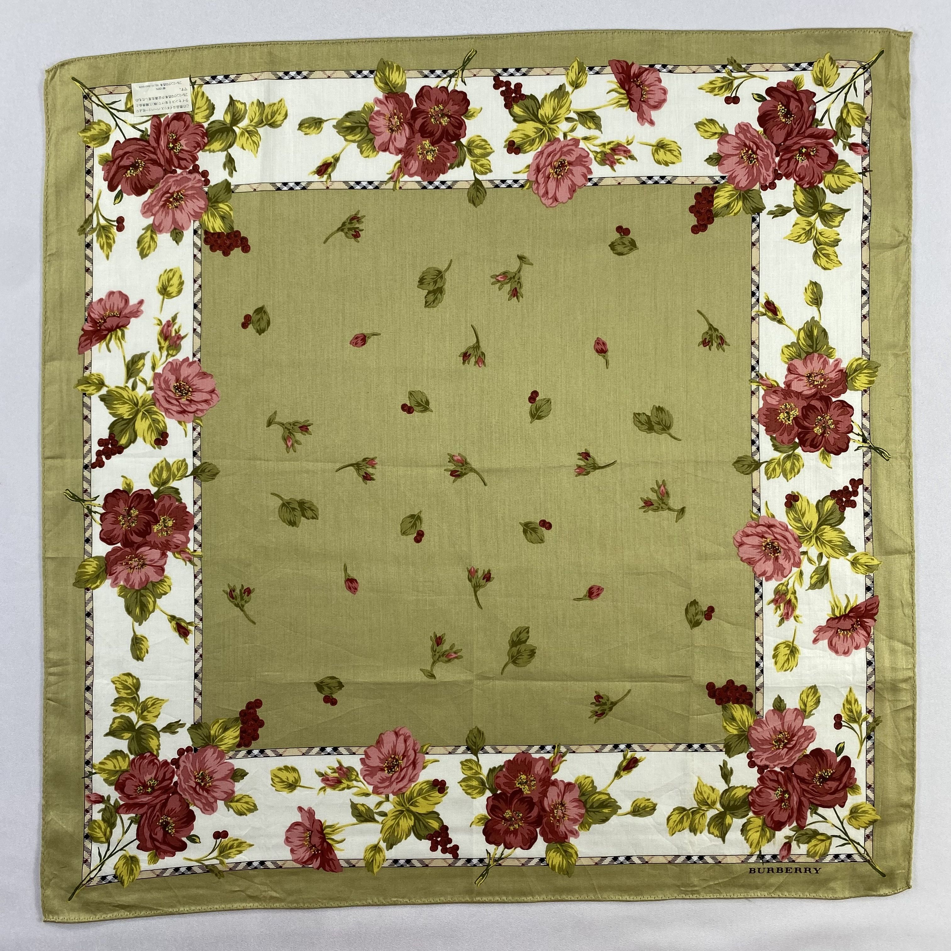 Burberry × Vintage Burberry Handkerchief / Neckerchief / Bandana-P717 Size ONE SIZE - 1 Thumbnail