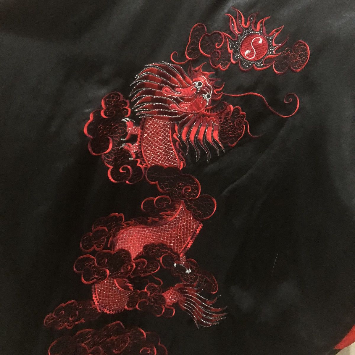 Other Silk Embroidery Dragon Reverseble Long Kimono Size US XL / EU 56 / 4 - 7 Thumbnail