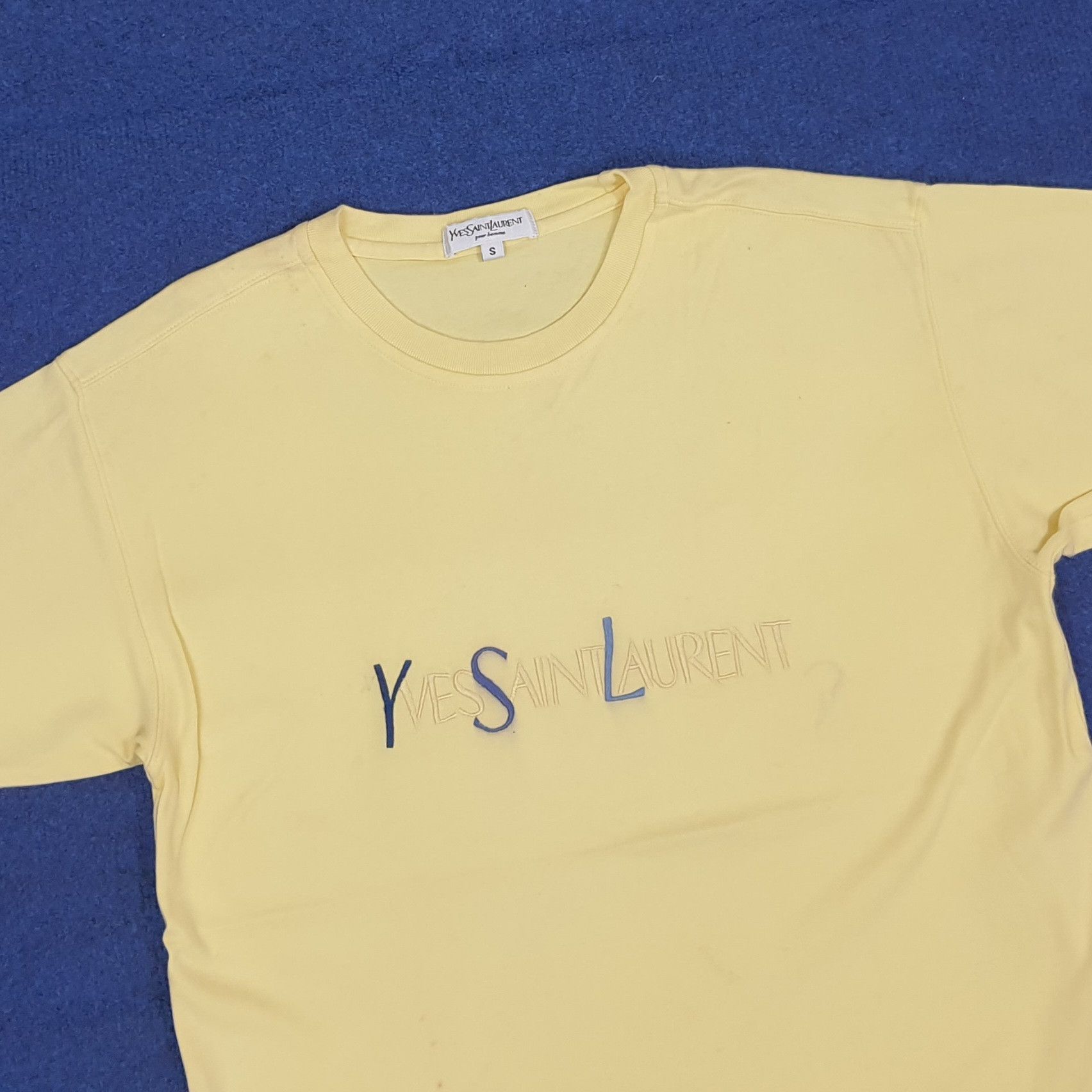 Yves Saint Laurent Vintage Yves Saint Laurent YSL Pour Homme Tshirt C276N28 Size US M / EU 48-50 / 2 - 2 Thumbnail