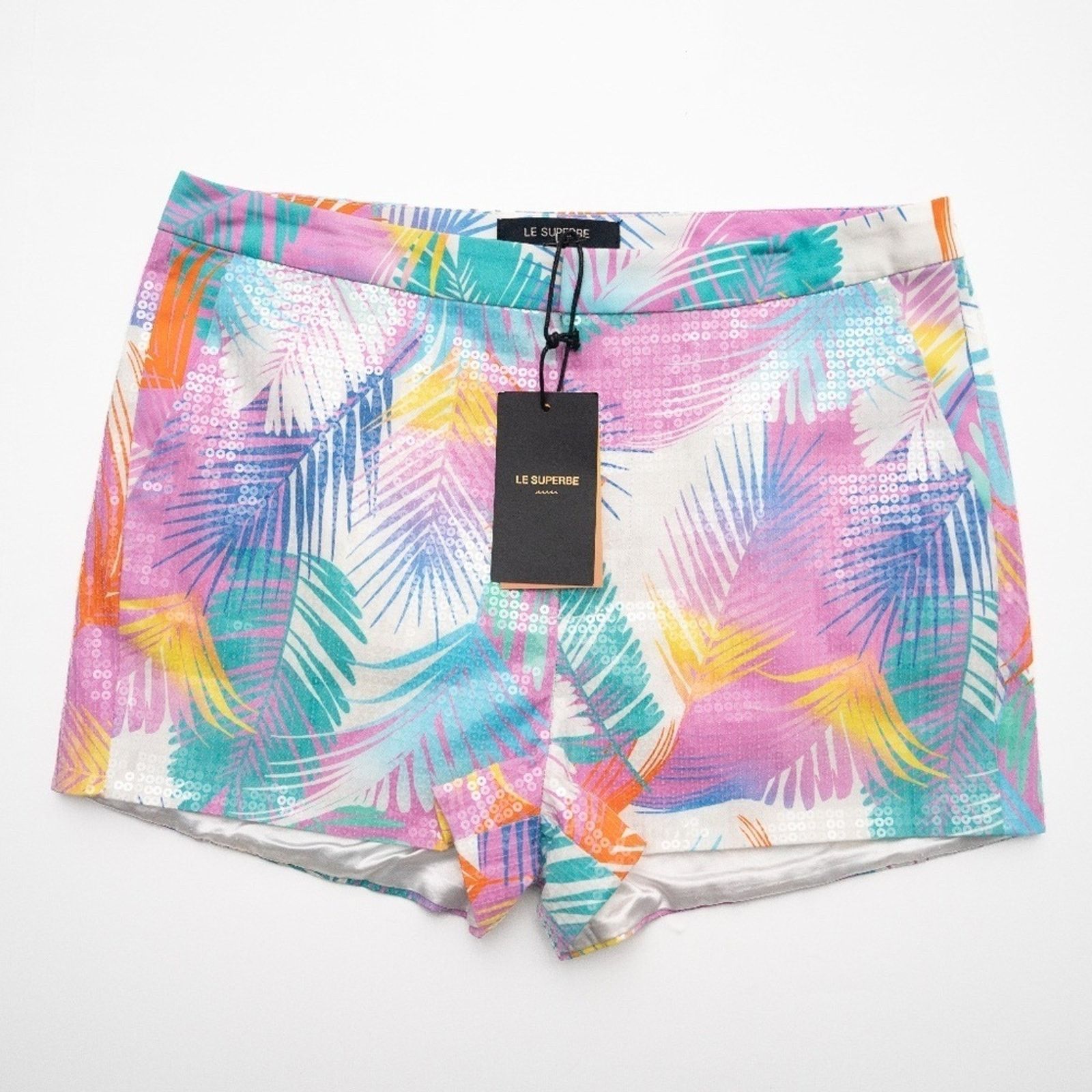 Le Superbe Le Superbe. Revolve. Tropical Sequin Shine Shorts. Size 30" / US 8 / IT 44 - 1 Thumbnail