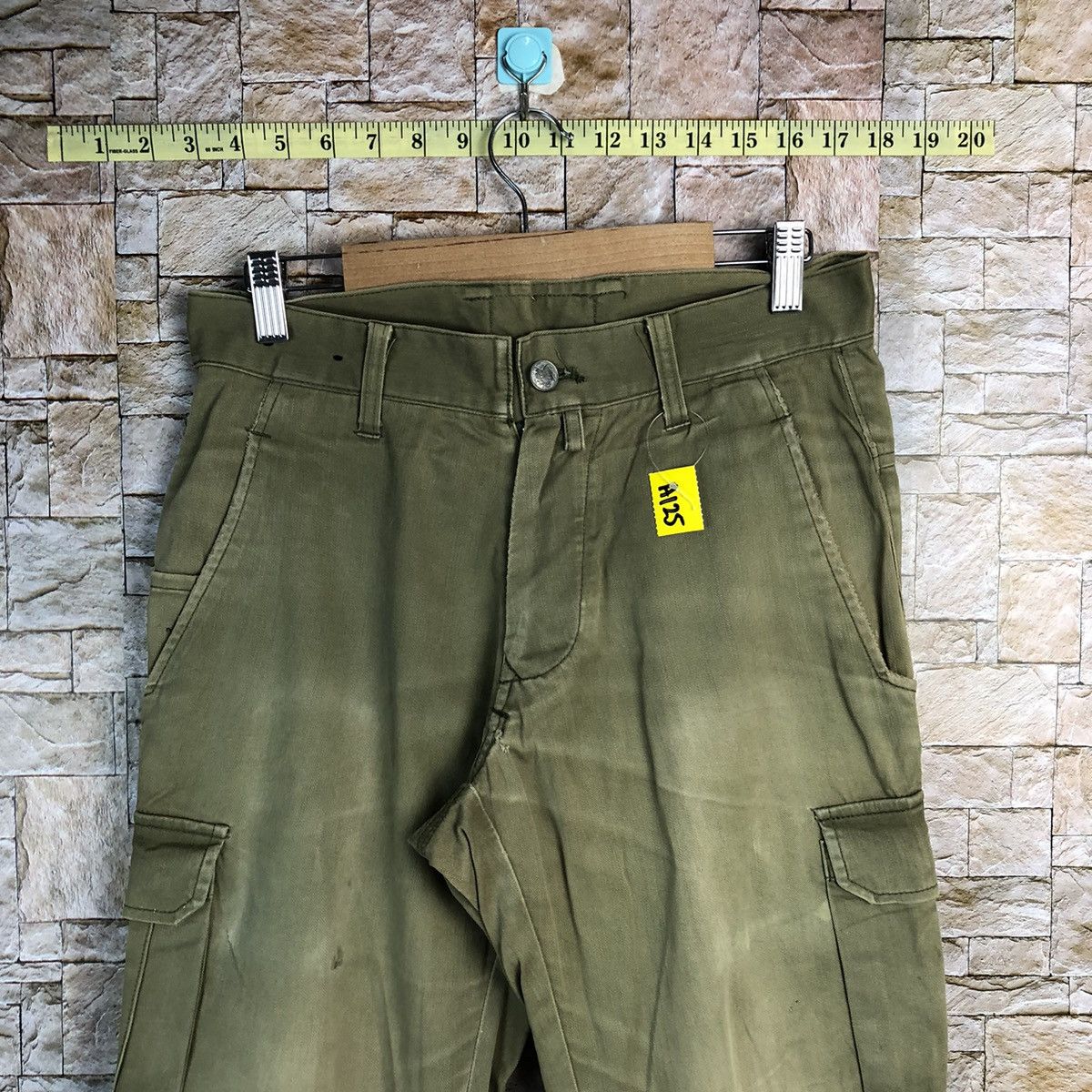 Japanese Brand Japan vintage faded Green utility Cargo Pants #A125 Size US 30 / EU 46 - 5 Thumbnail