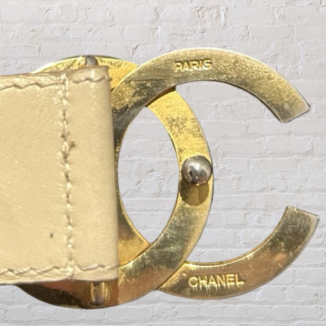 Chanel CHANEL CC Leather Belt Size ONE SIZE - 4 Thumbnail