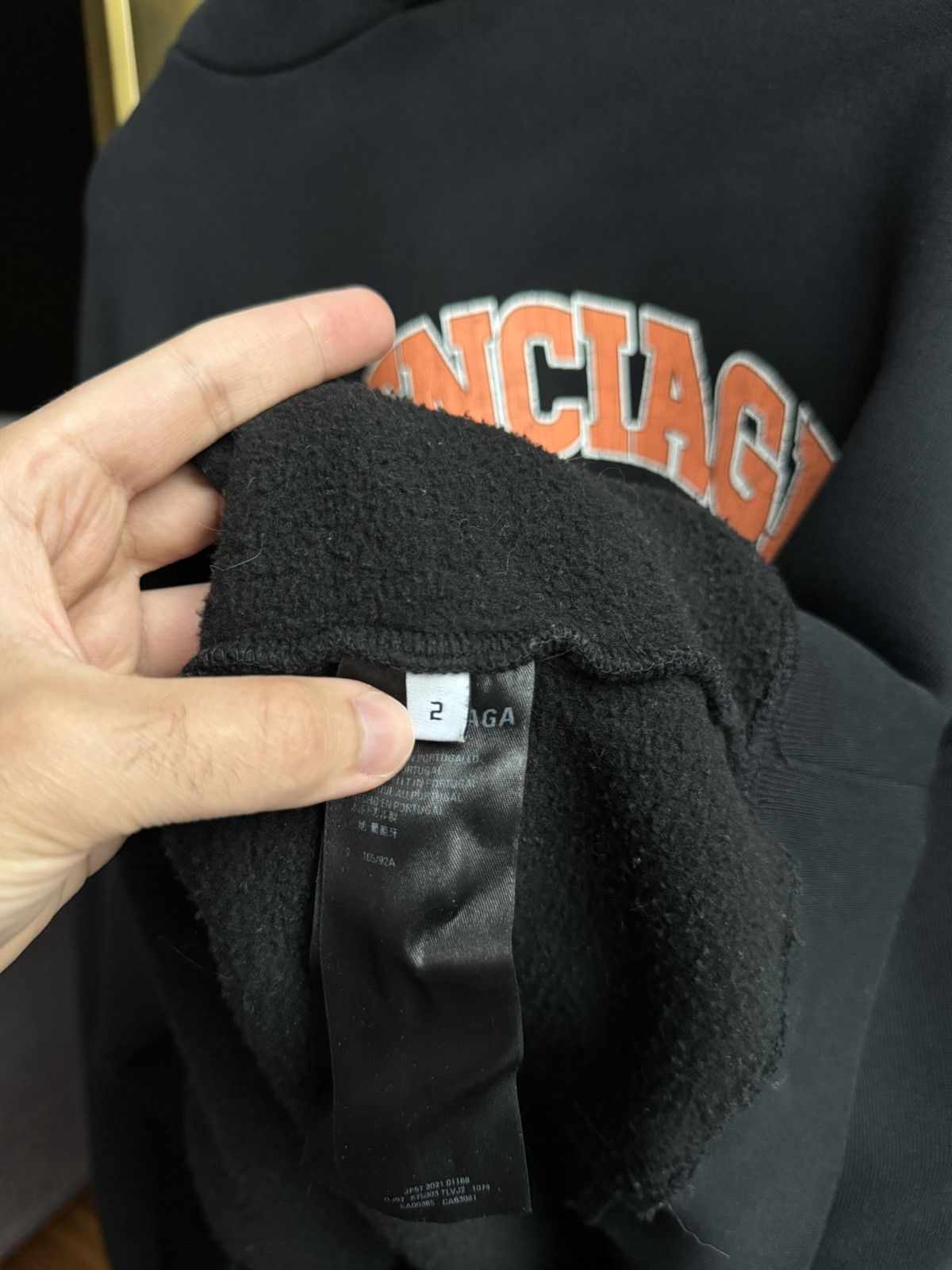 Balenciaga Black Balenciaga Hoodie Size US M / EU 48-50 / 2 - 7 Thumbnail