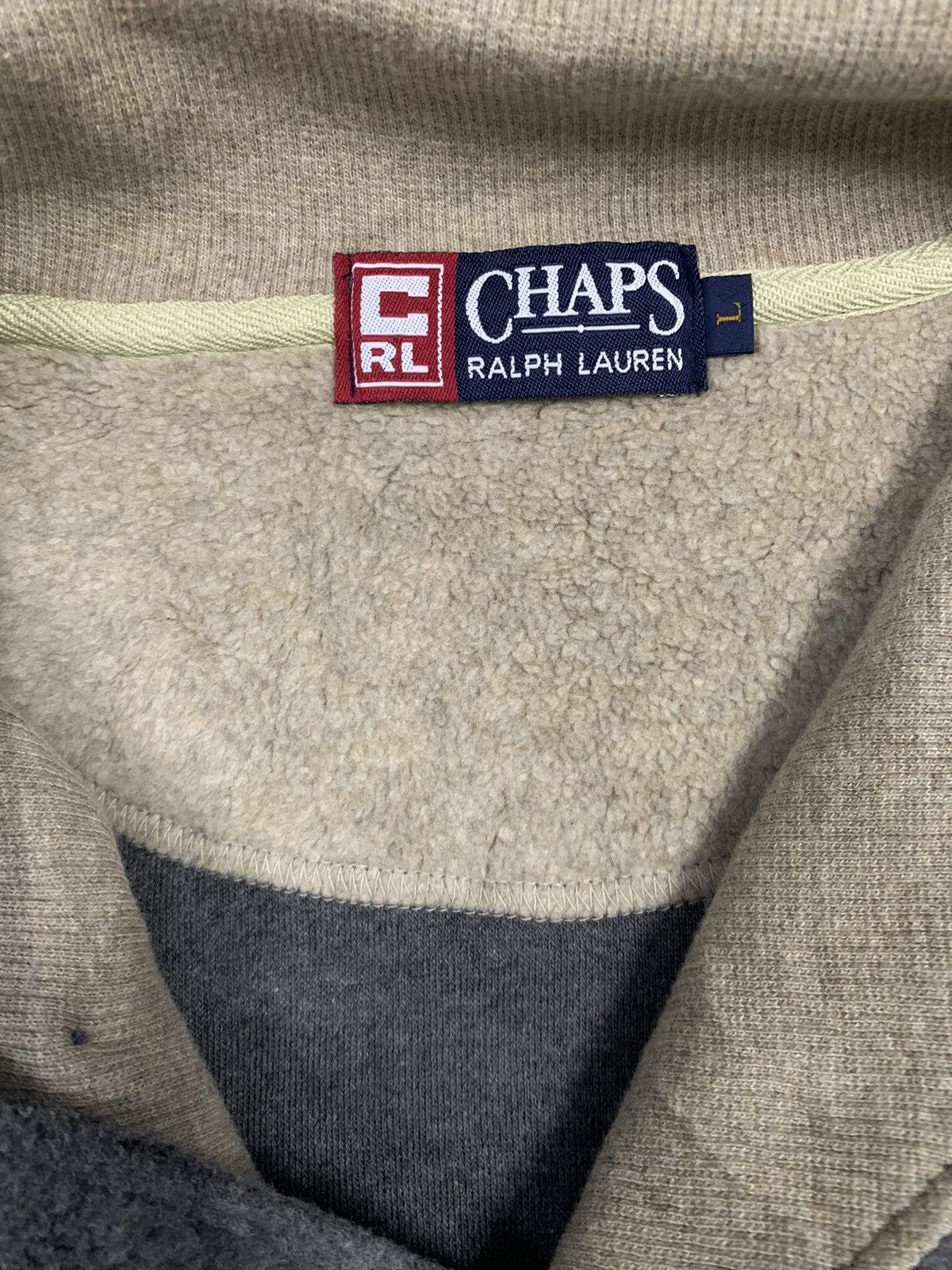 Ralph Lauren Vintage Chaps Ralph Lauren Embroidered Fleece Sweatshirt Size US L / EU 52-54 / 3 - 15 Thumbnail